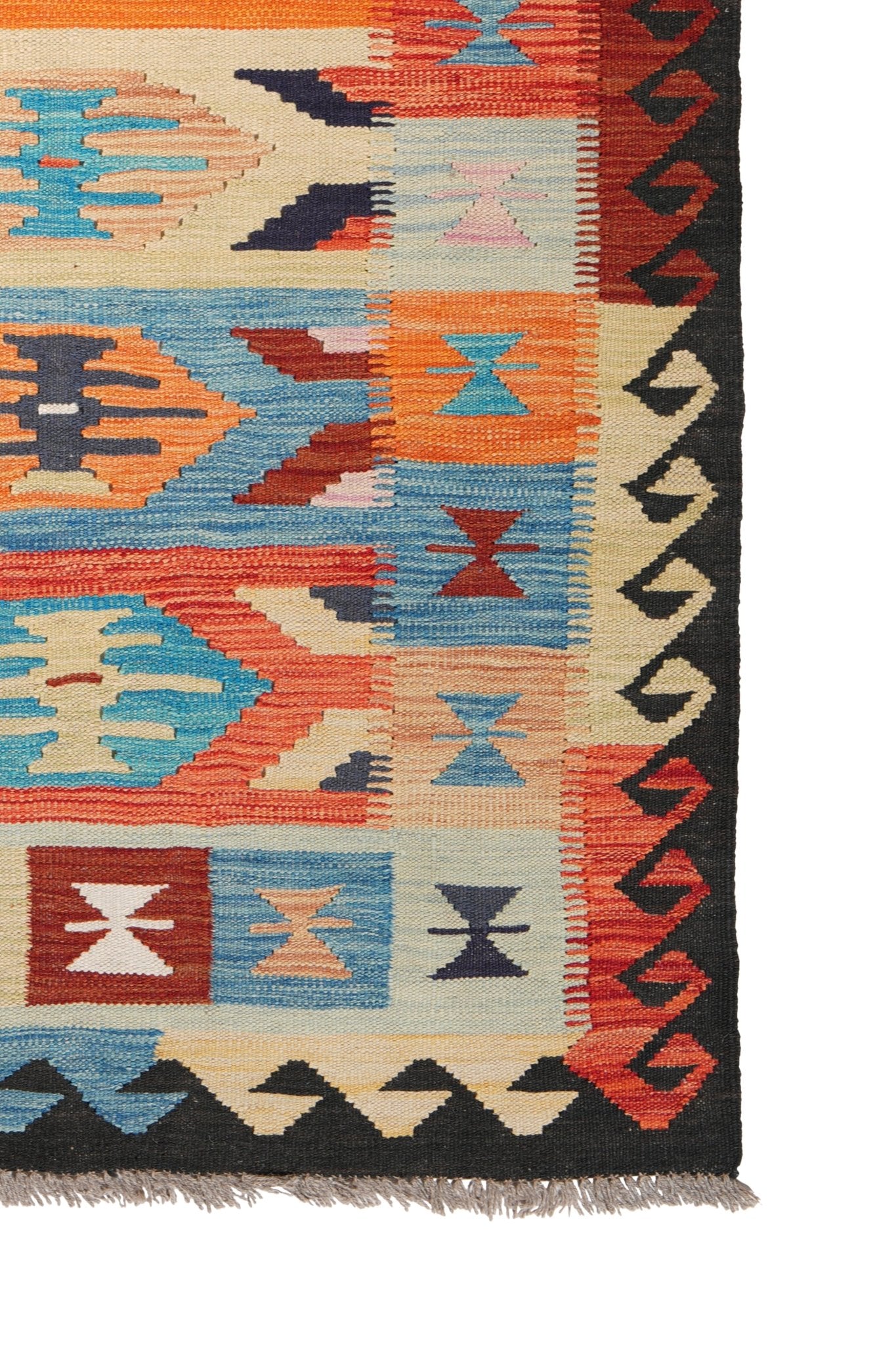 Kelim vloerkleed handgeweven uit Afghanistan - 4