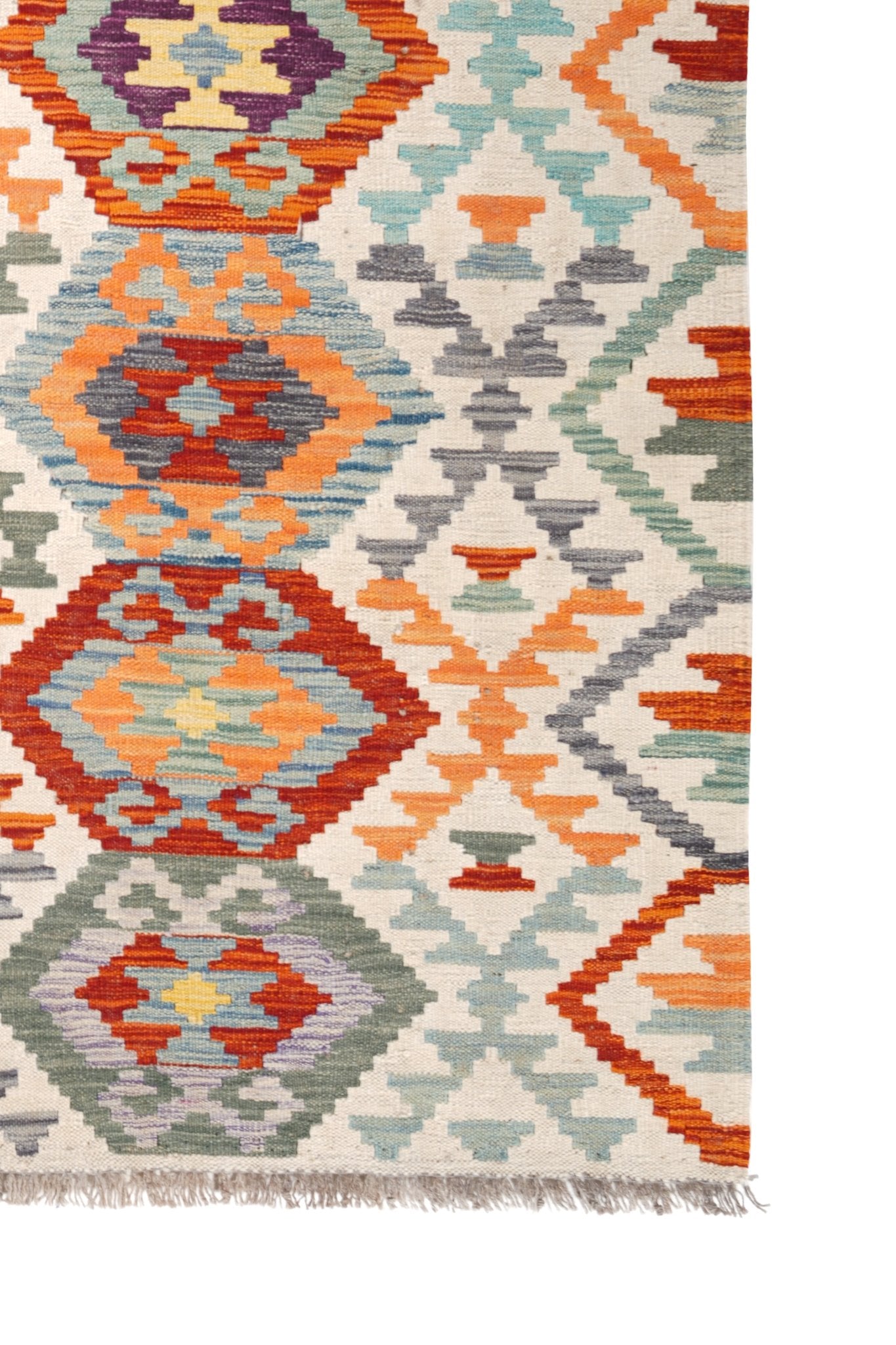 Kelim vloerkleed handgeweven uit Afghanistan - 4