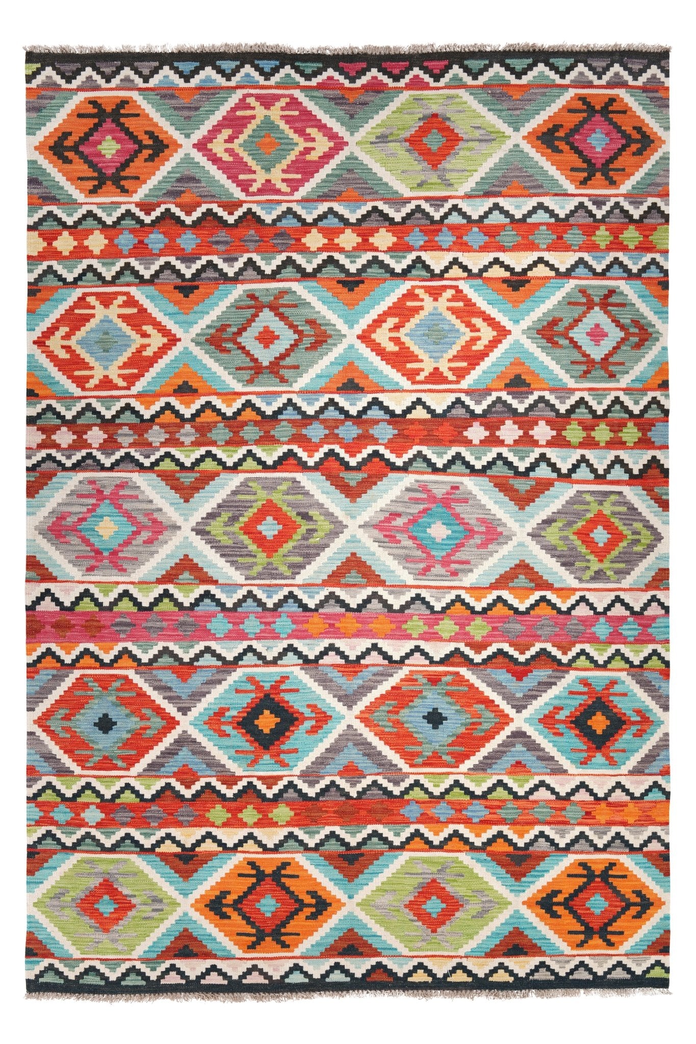 Kelim vloerkleed handgeweven uit Afghanistan - 1