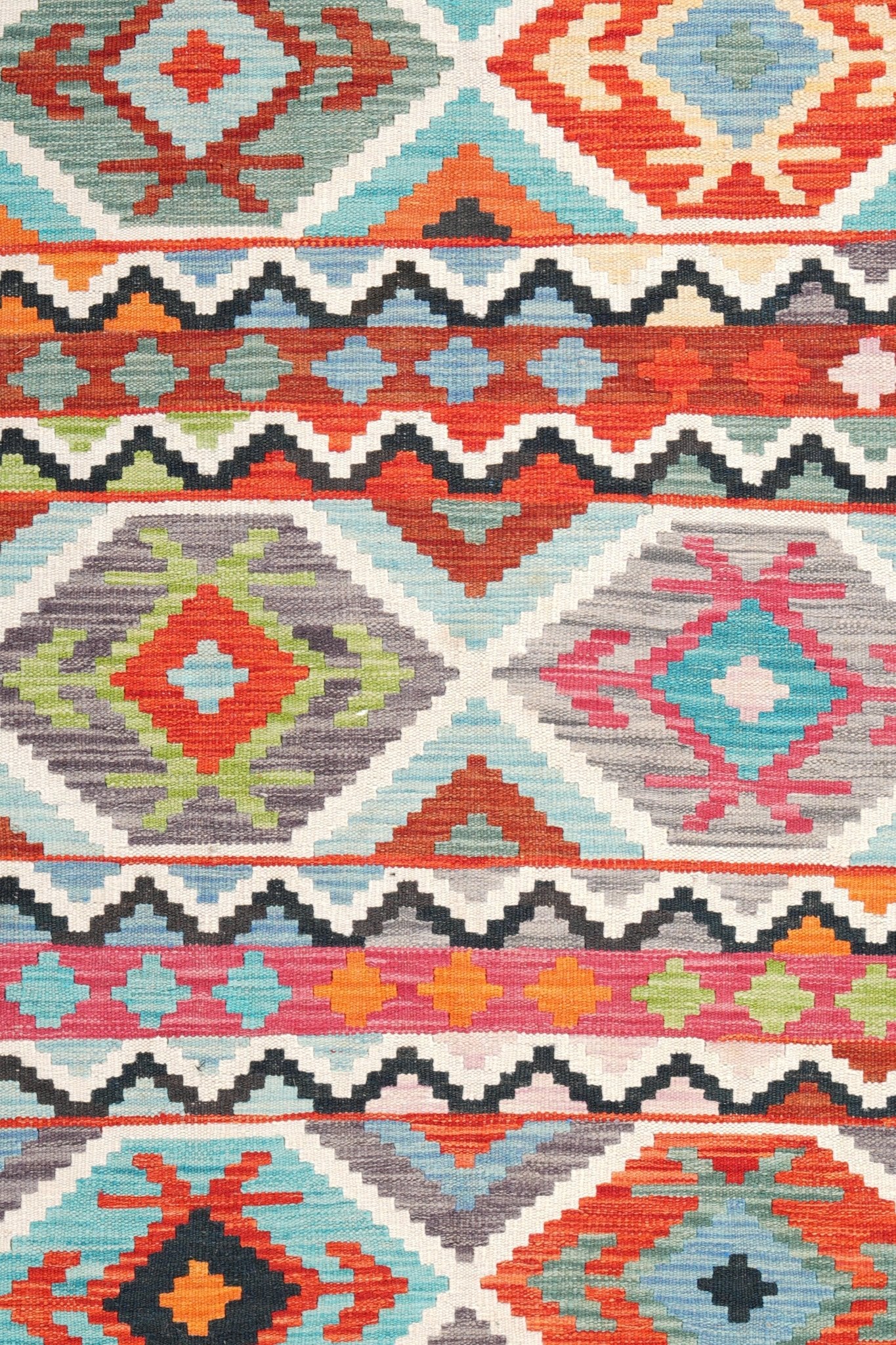 Kelim vloerkleed handgeweven uit Afghanistan - 3