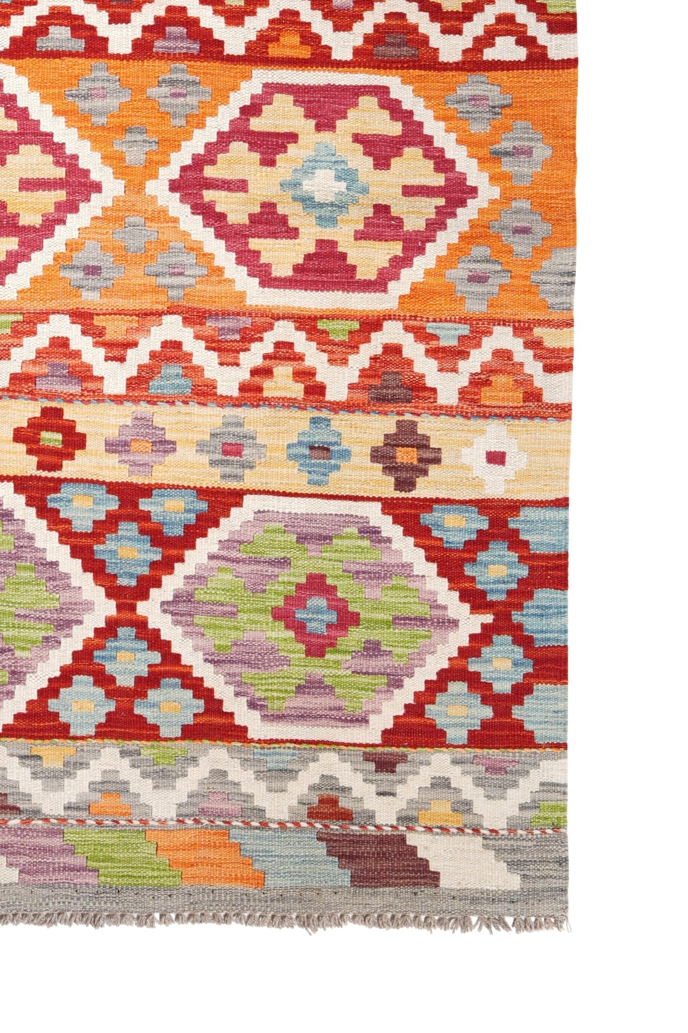 Kelim vloerkleed handgeweven uit Afghanistan - 4