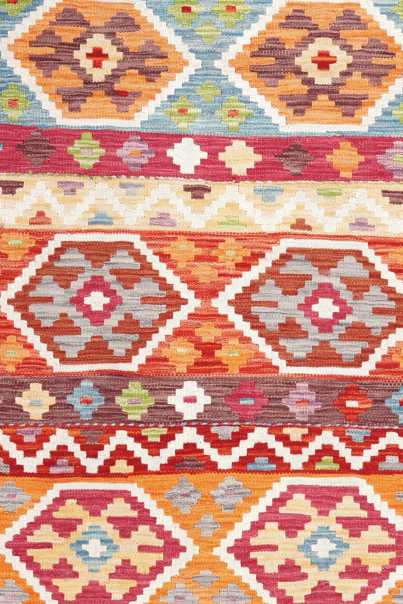 Kelim vloerkleed handgeweven uit Afghanistan - 3