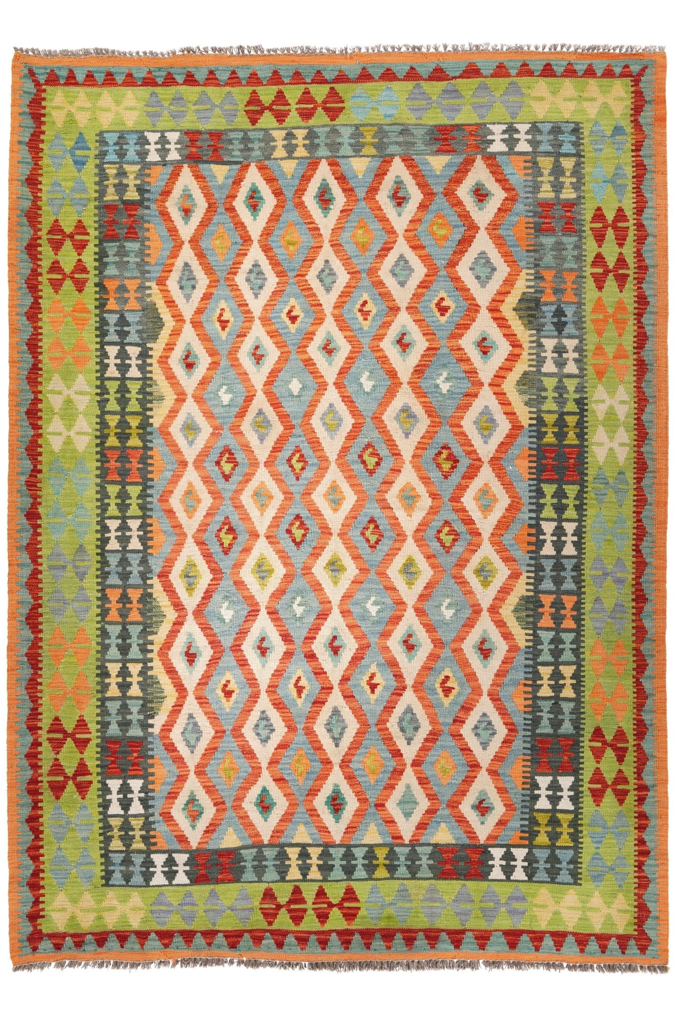 Kelim vloerkleed handgeweven uit Afghanistan - 1