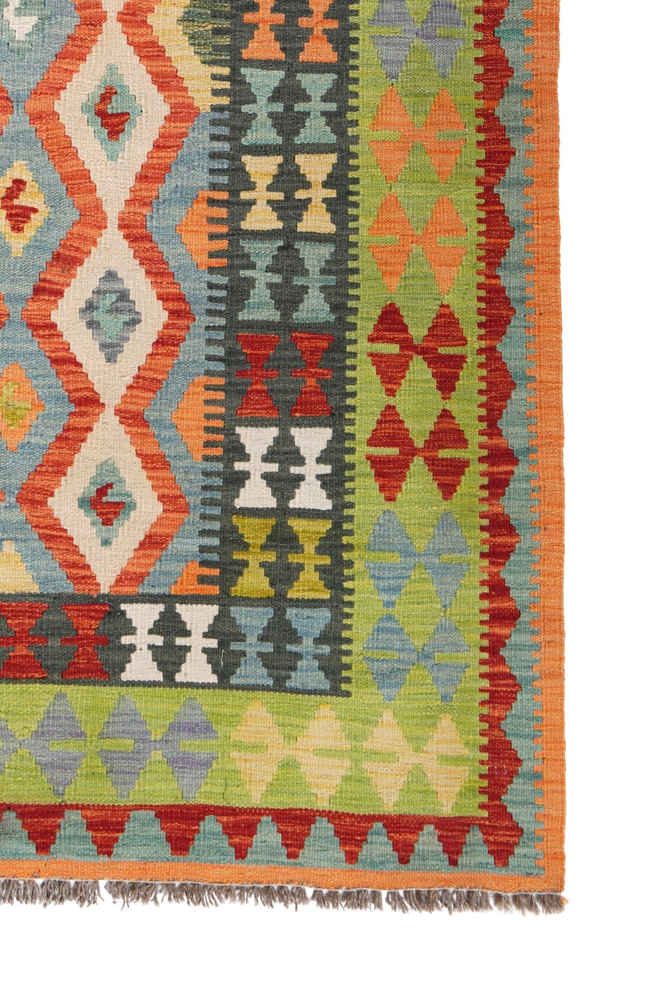 Kelim vloerkleed handgeweven uit Afghanistan - 4