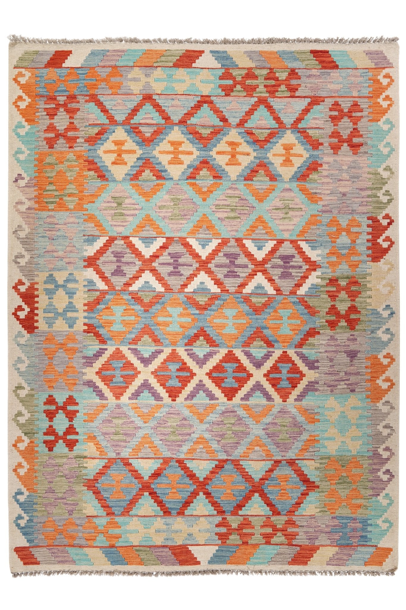 Kelim vloerkleed handgeweven uit Afghanistan - 1