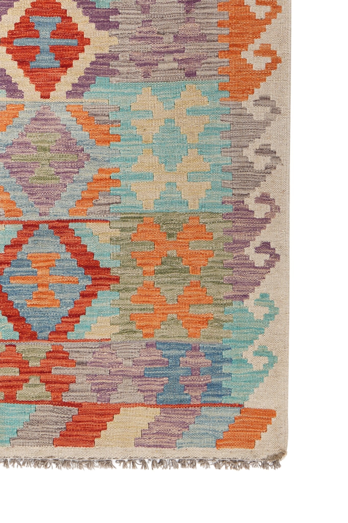 Kelim vloerkleed handgeweven uit Afghanistan - 4