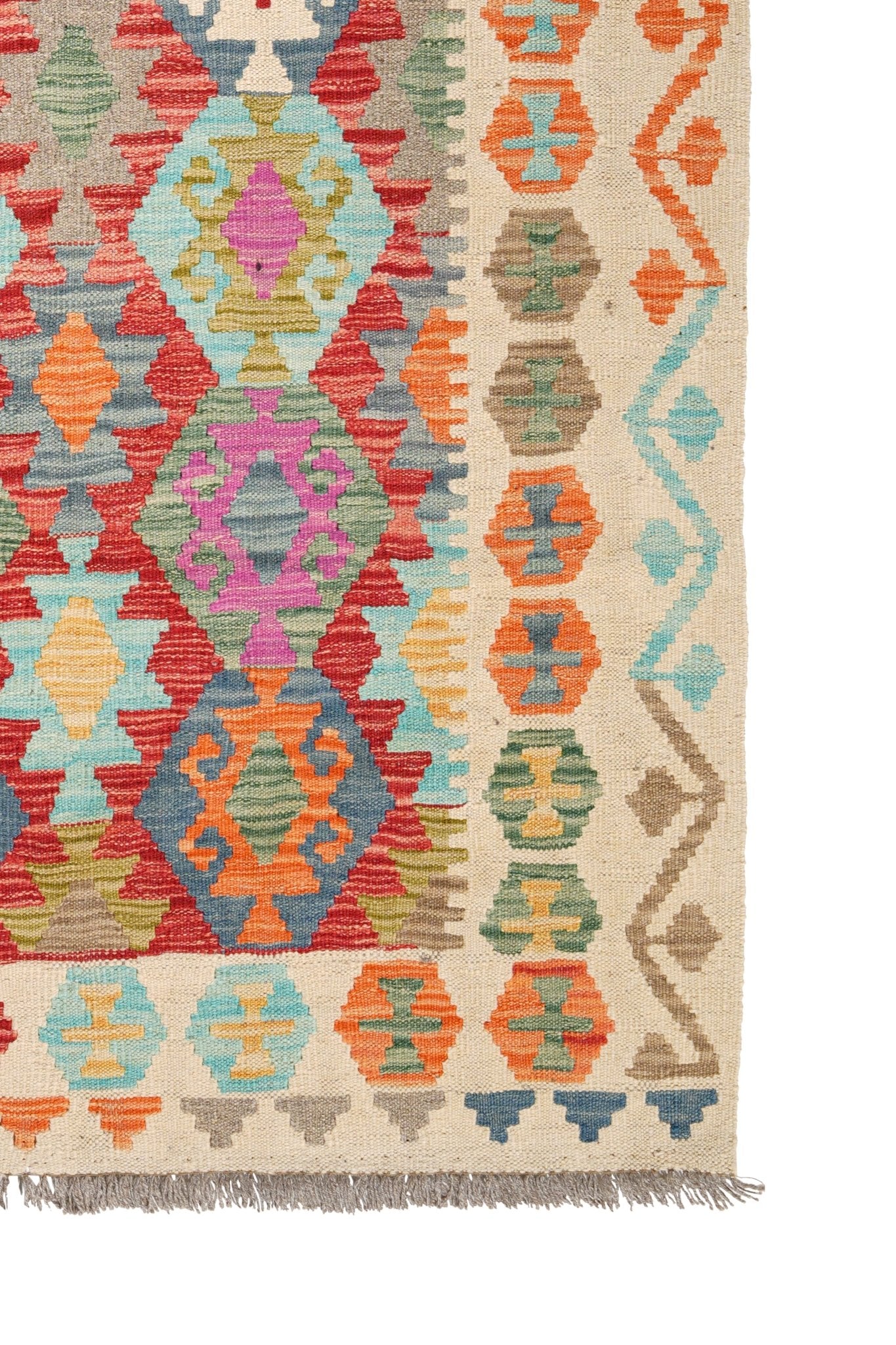 Kelim vloerkleed handgeweven uit Afghanistan - 4