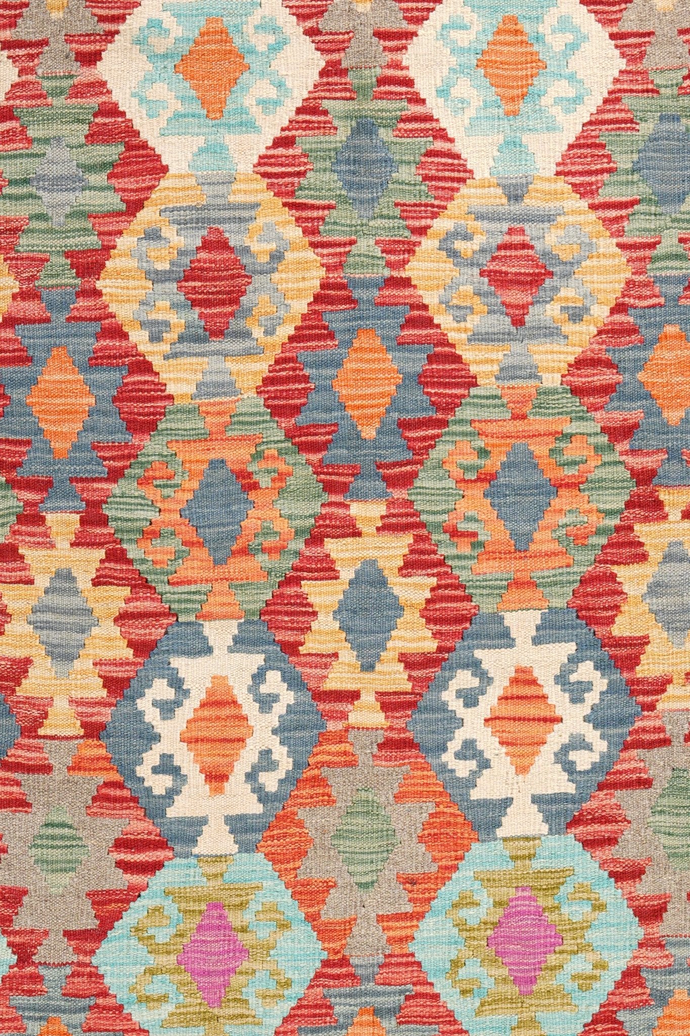 Kelim vloerkleed handgeweven uit Afghanistan - 3