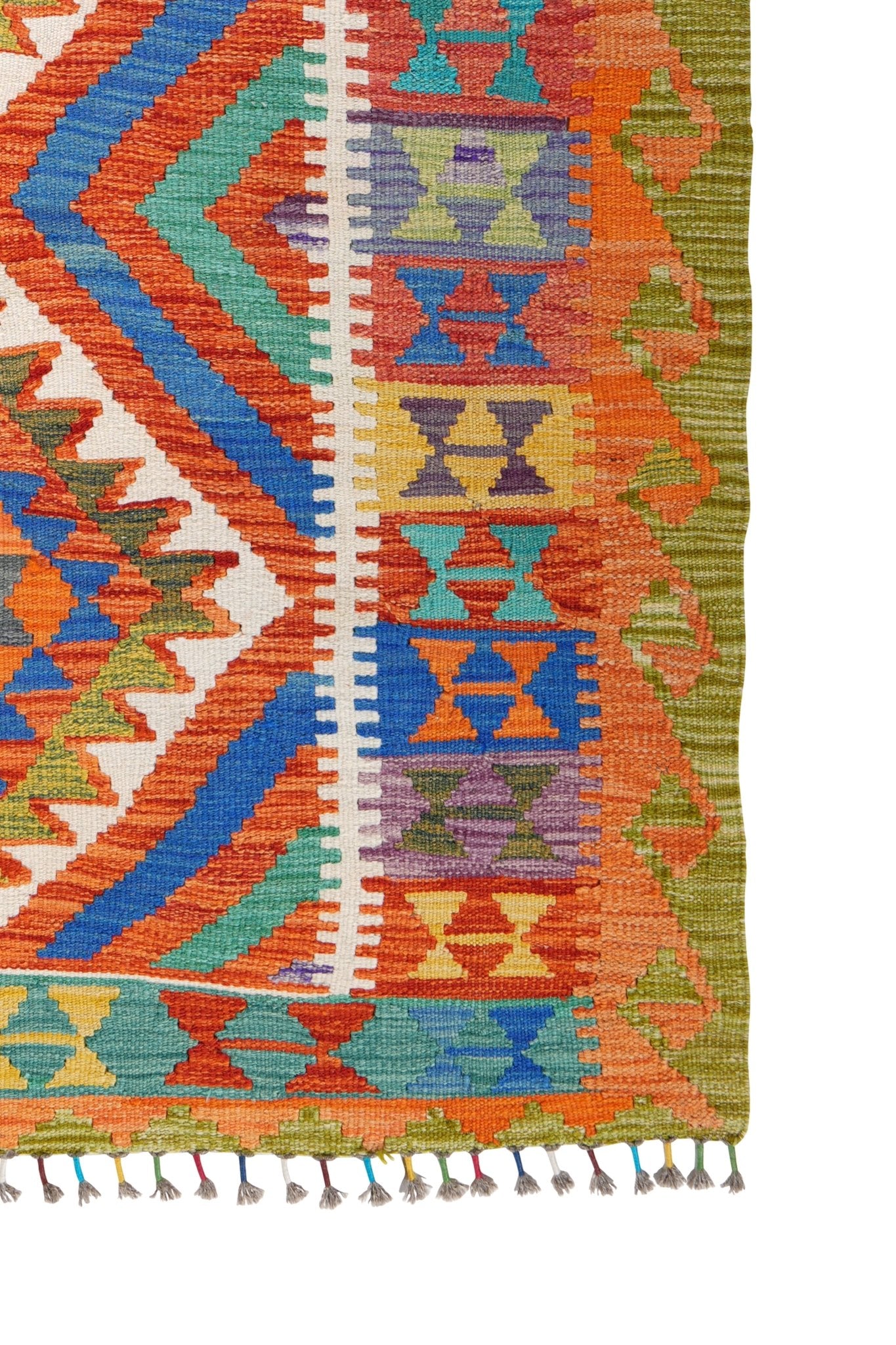 Kelim vloerkleed handgeweven uit Afghanistan - 4