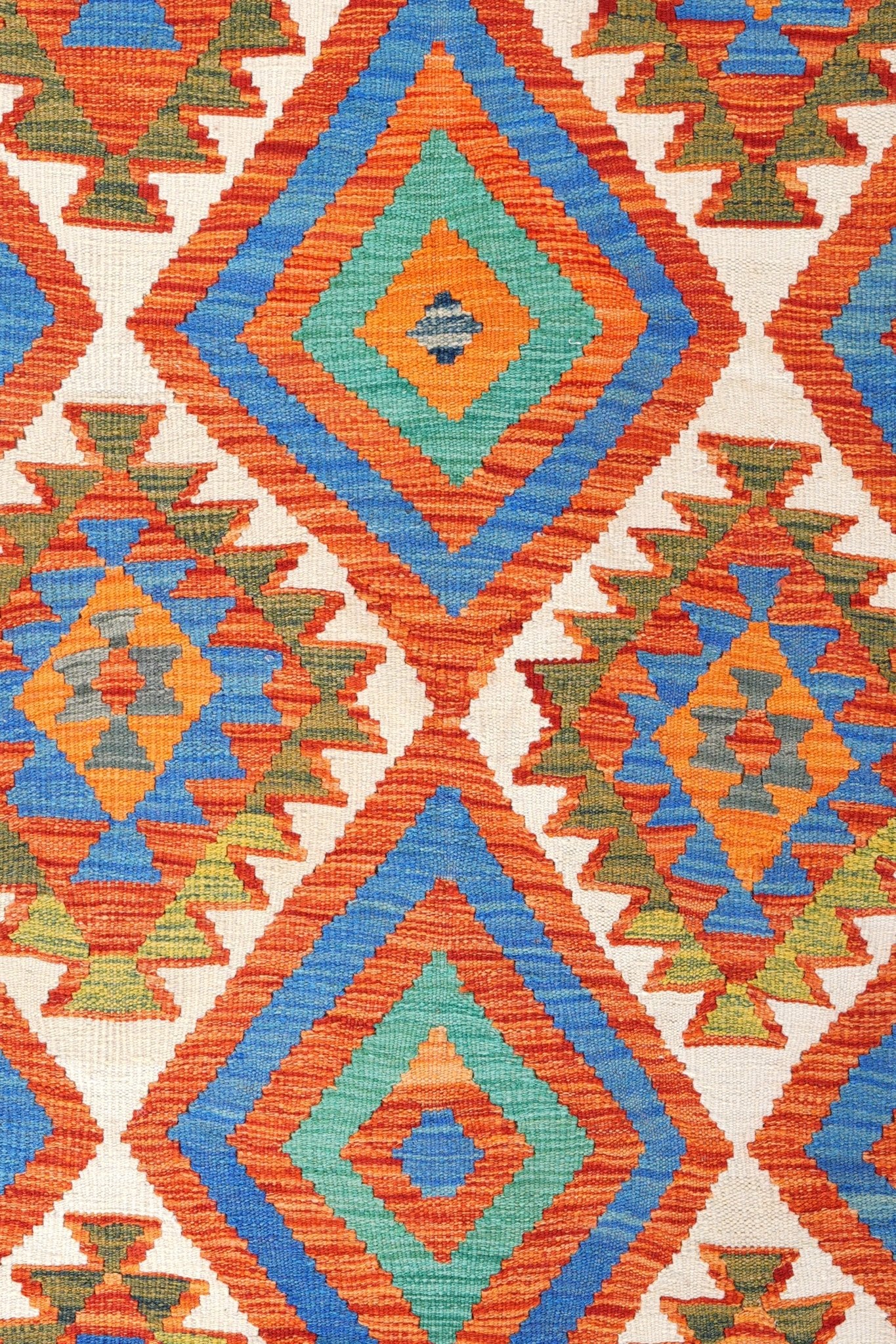 Kelim vloerkleed handgeweven uit Afghanistan - 3