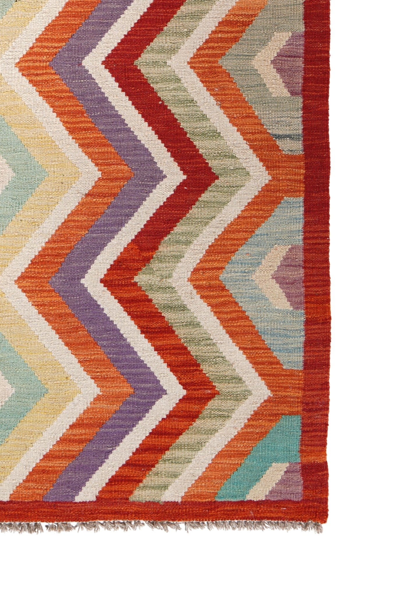 Kelim vloerkleed handgeweven uit Afghanistan - 4