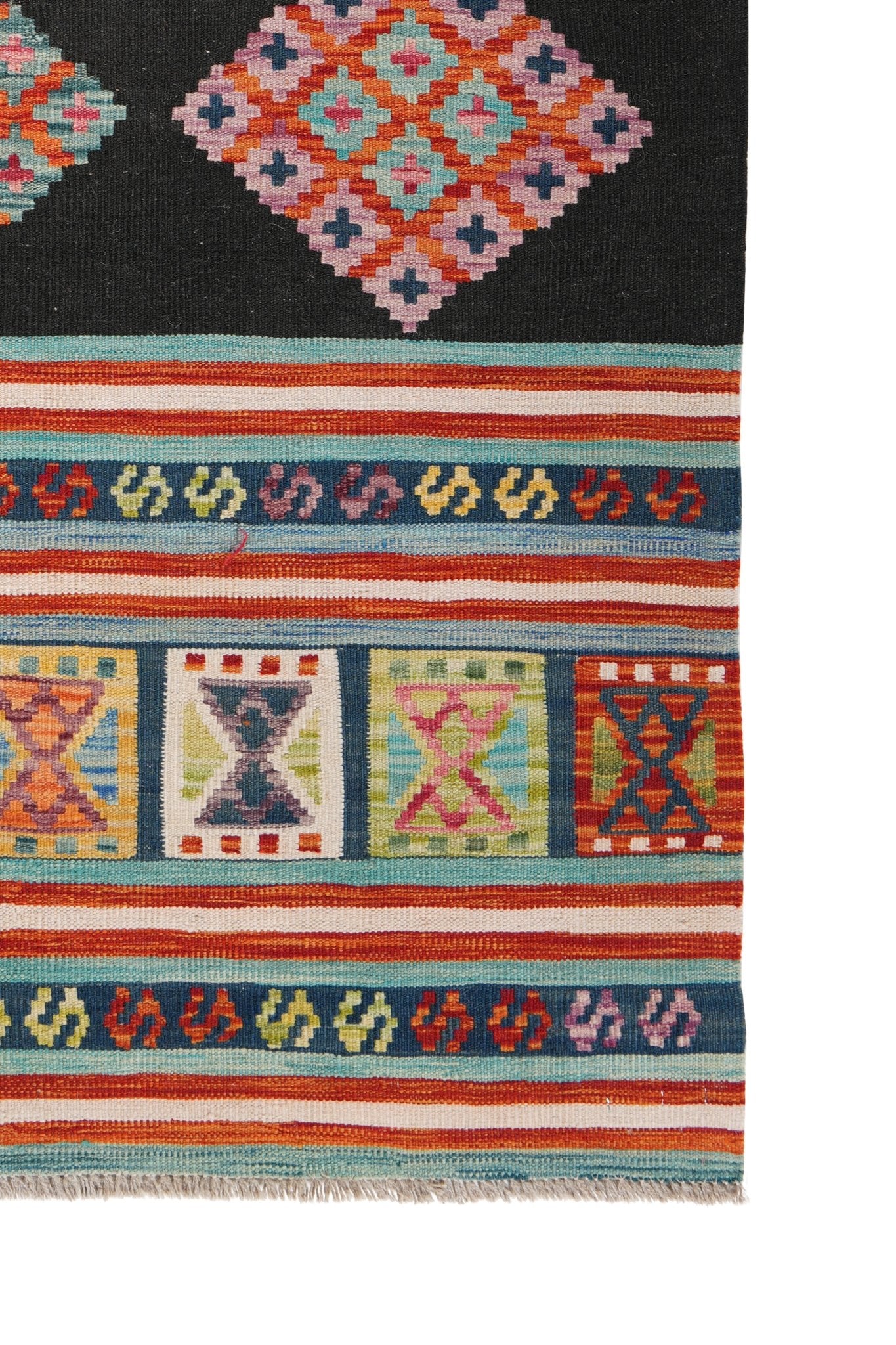 Kelim vloerkleed handgeweven uit Afghanistan - 4