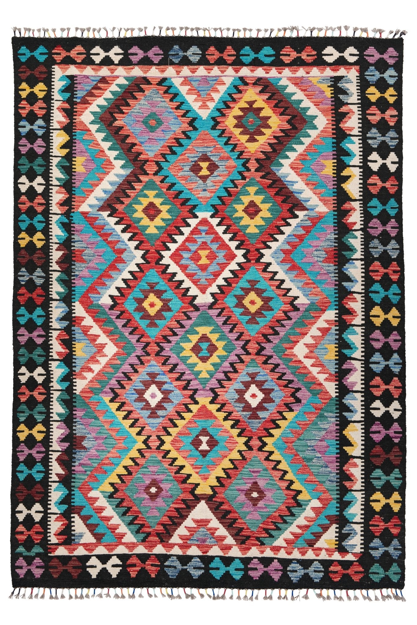 Kelim vloerkleed handgeweven uit Afghanistan - 1