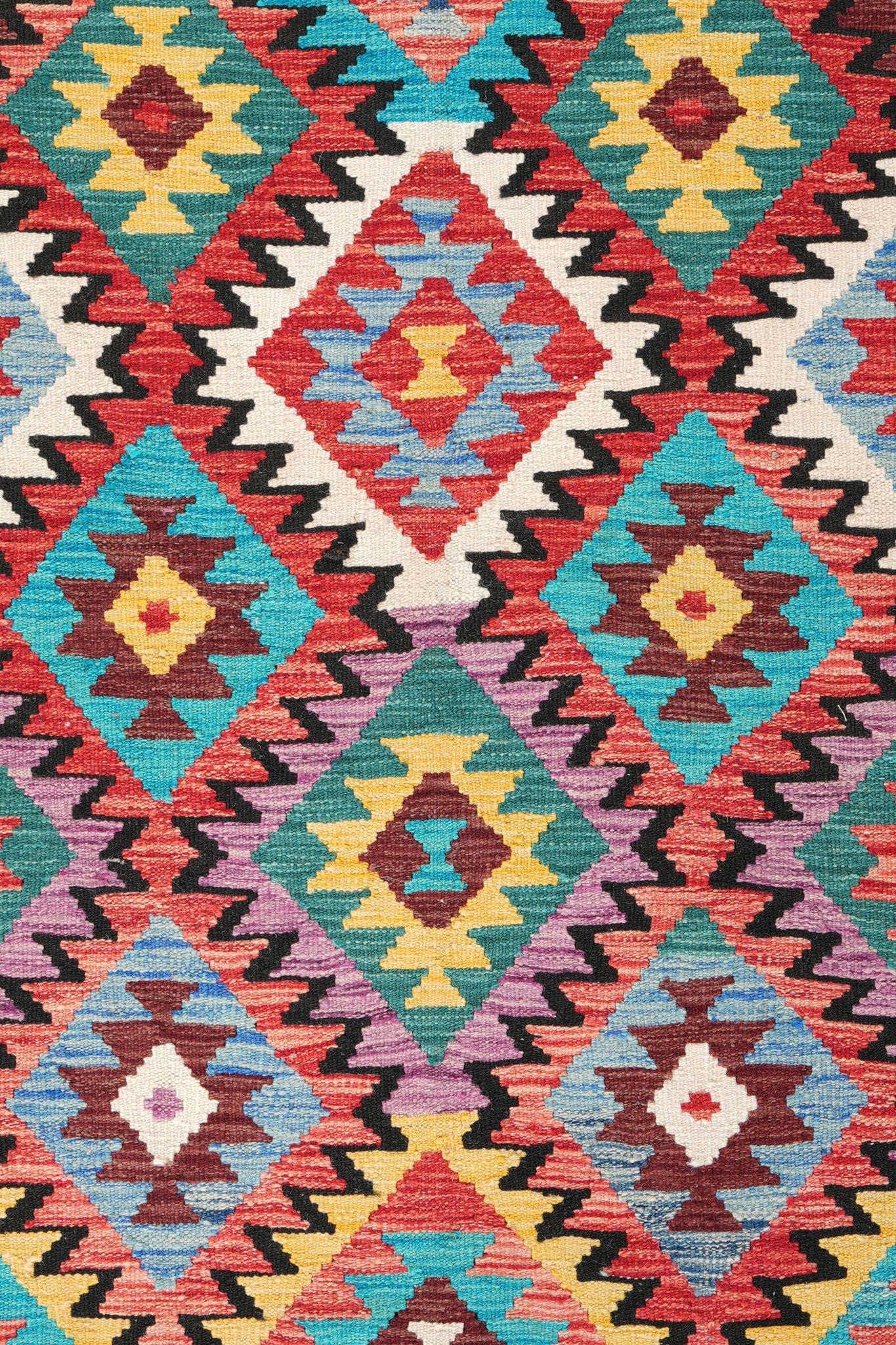 Kelim vloerkleed handgeweven uit Afghanistan - 3