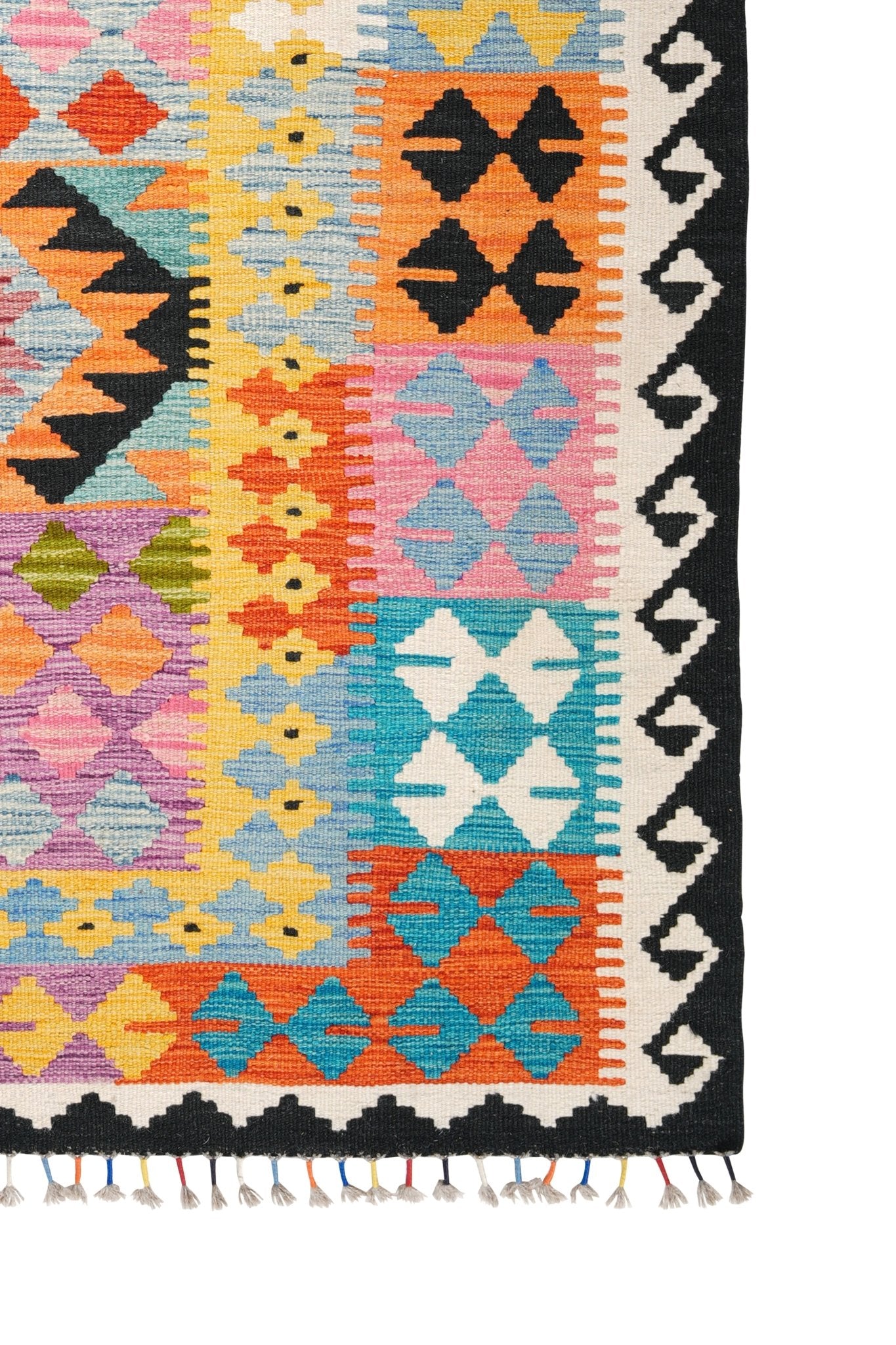 Kelim vloerkleed handgeweven uit Afghanistan - 4