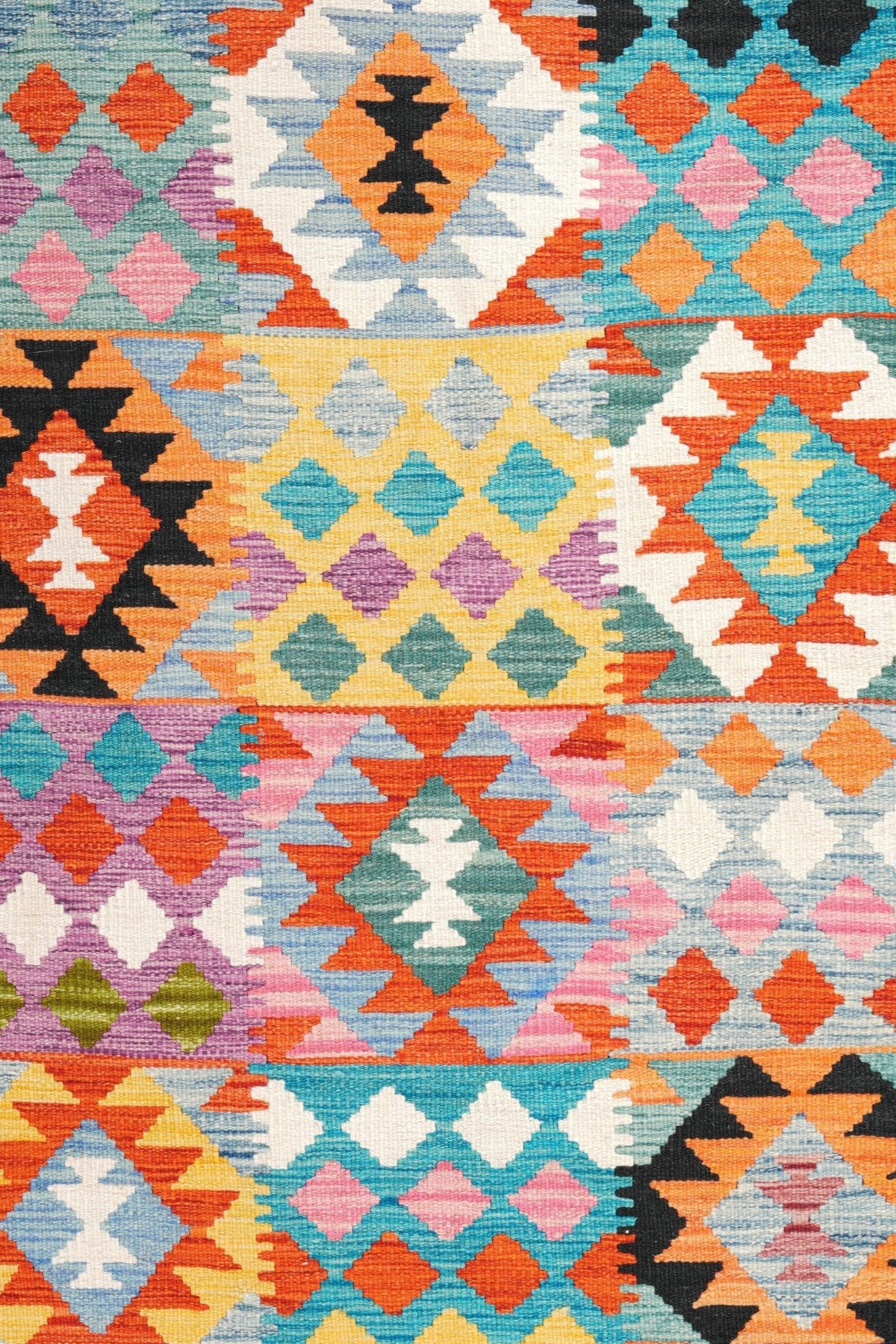 Kelim vloerkleed handgeweven uit Afghanistan - 3