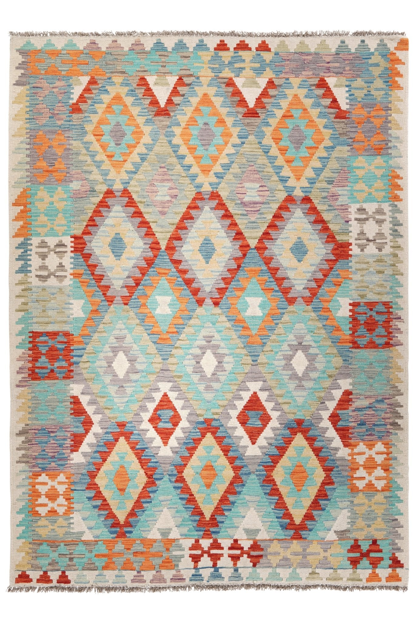 Kelim vloerkleed handgeweven uit Afghanistan - 1