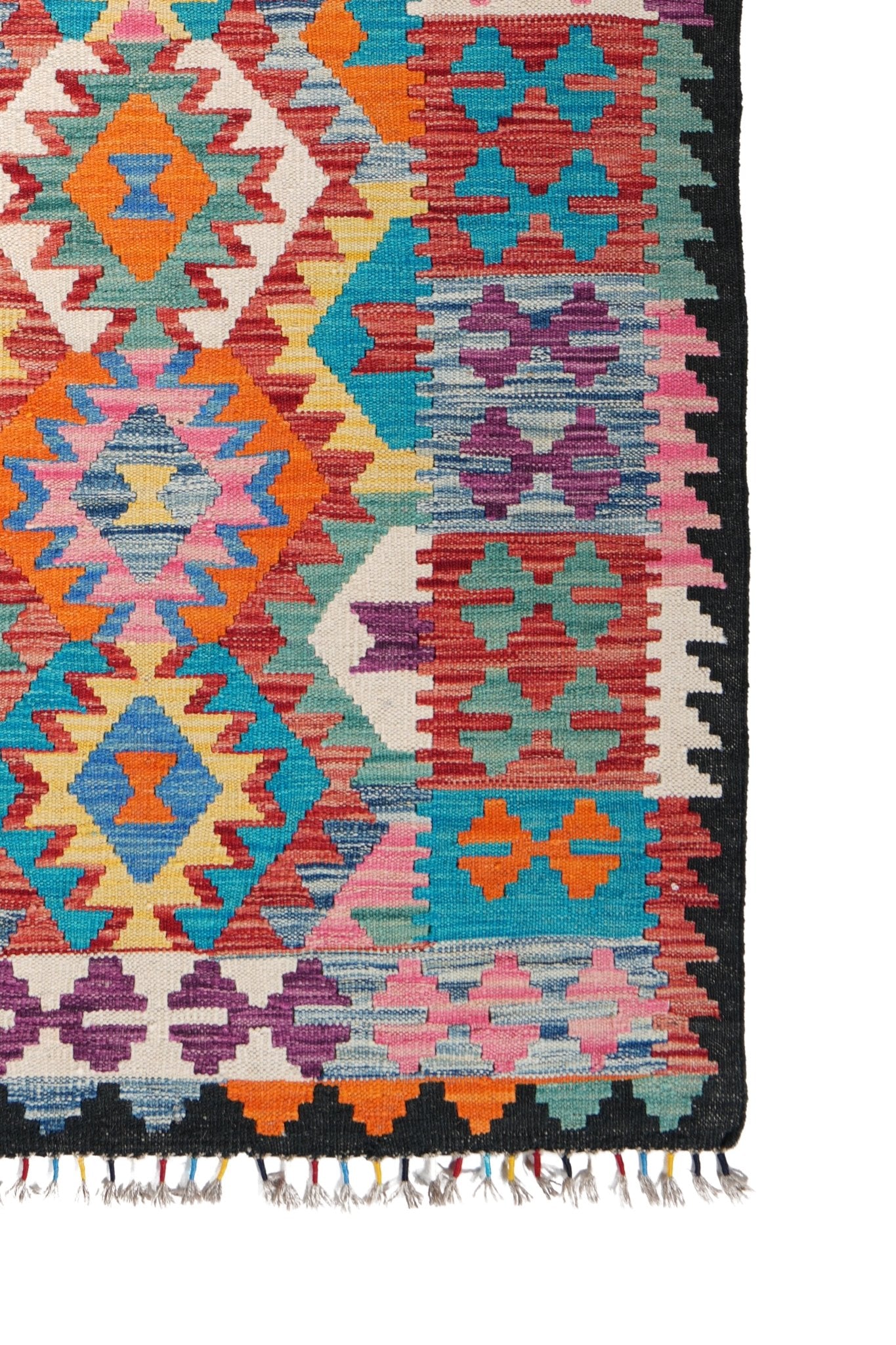 Kelim vloerkleed handgeweven uit Afghanistan - 4