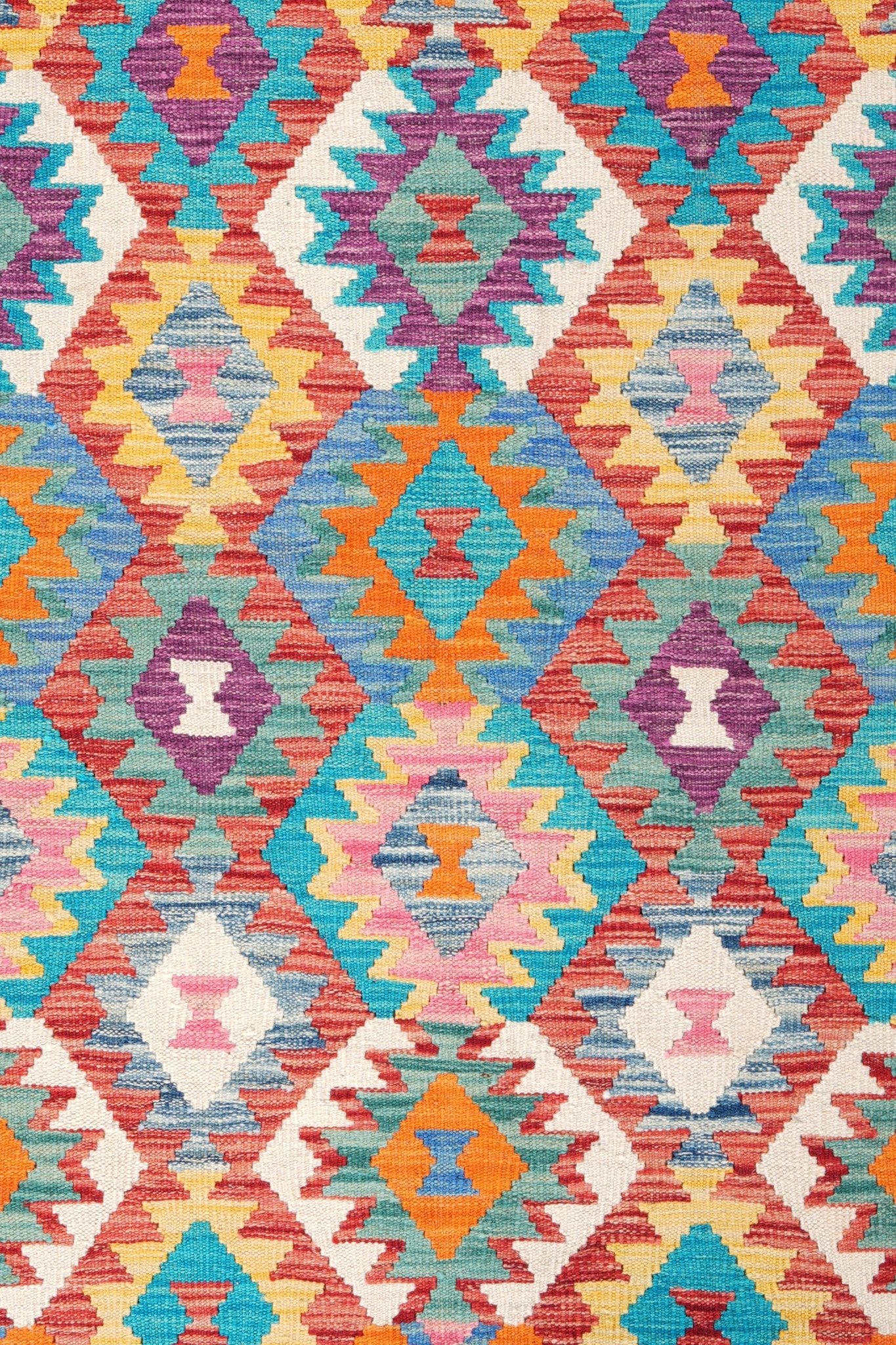 Kelim vloerkleed handgeweven uit Afghanistan - 3