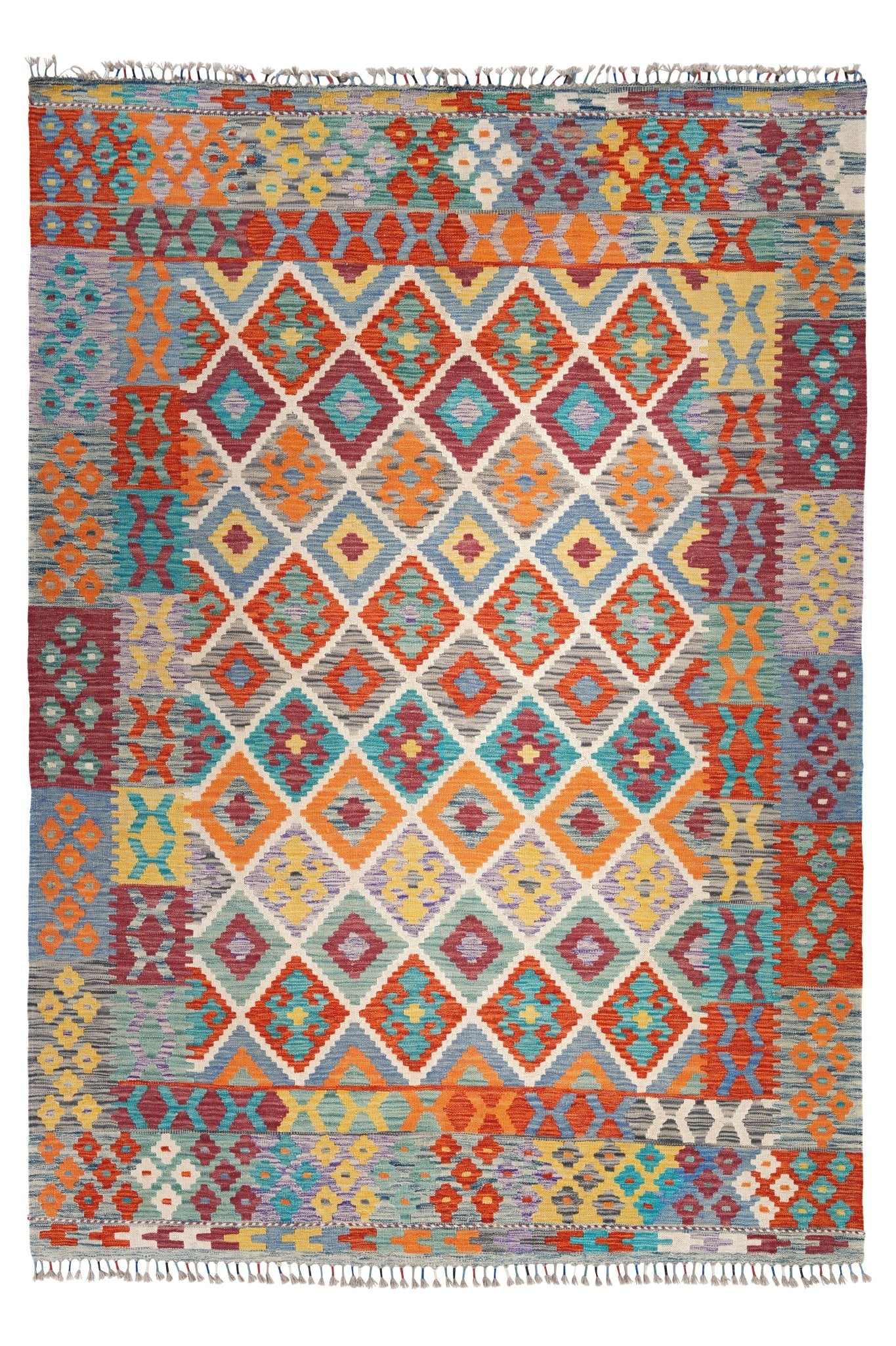 Kelim vloerkleed handgeweven uit Afghanistan - 1