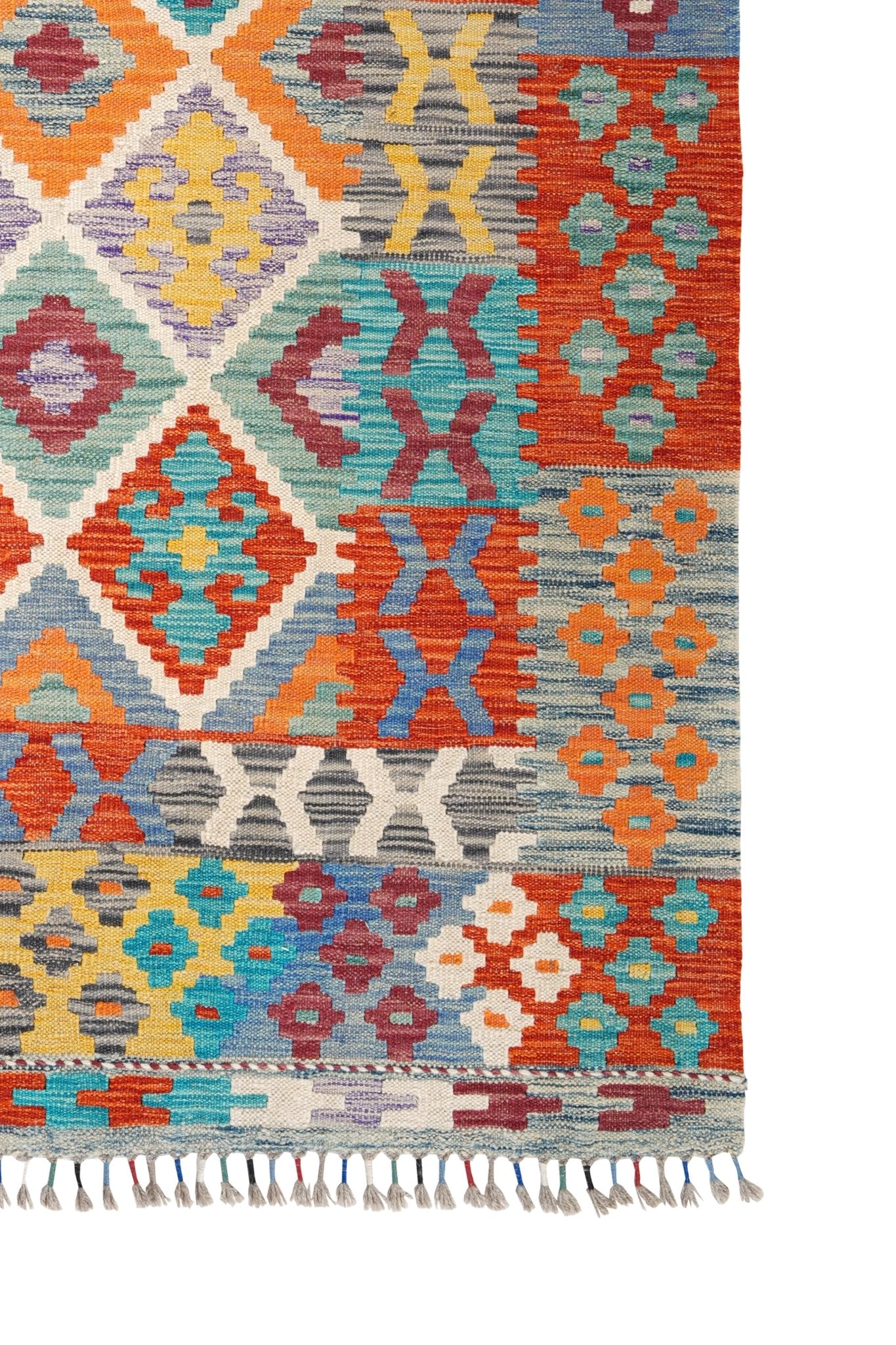 Kelim vloerkleed handgeweven uit Afghanistan - 4