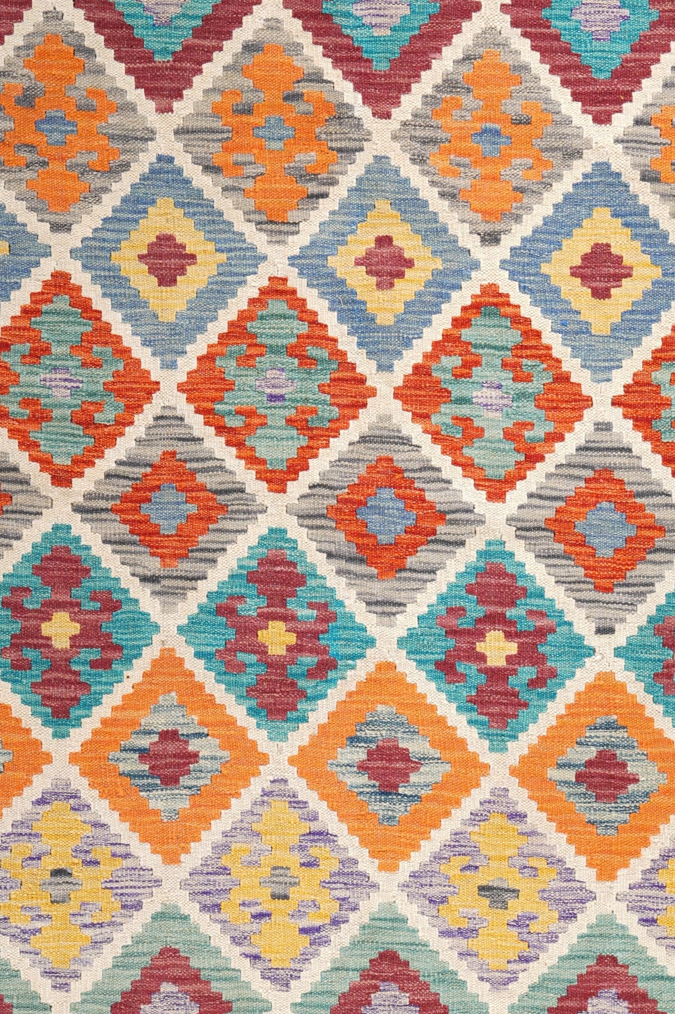 Kelim vloerkleed handgeweven uit Afghanistan - 3