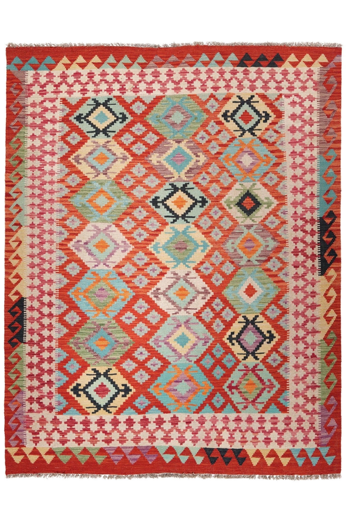 Kelim vloerkleed handgeweven uit Afghanistan - 1