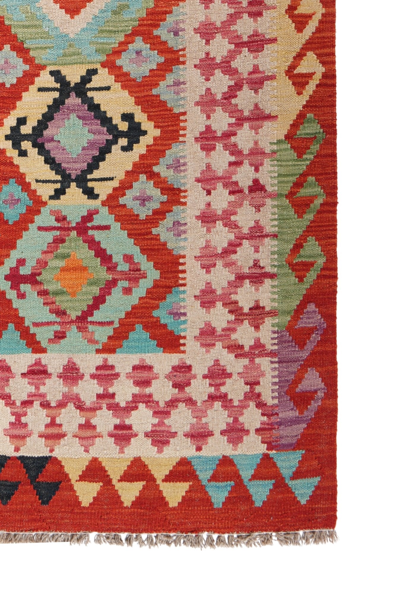 Kelim vloerkleed handgeweven uit Afghanistan - 4