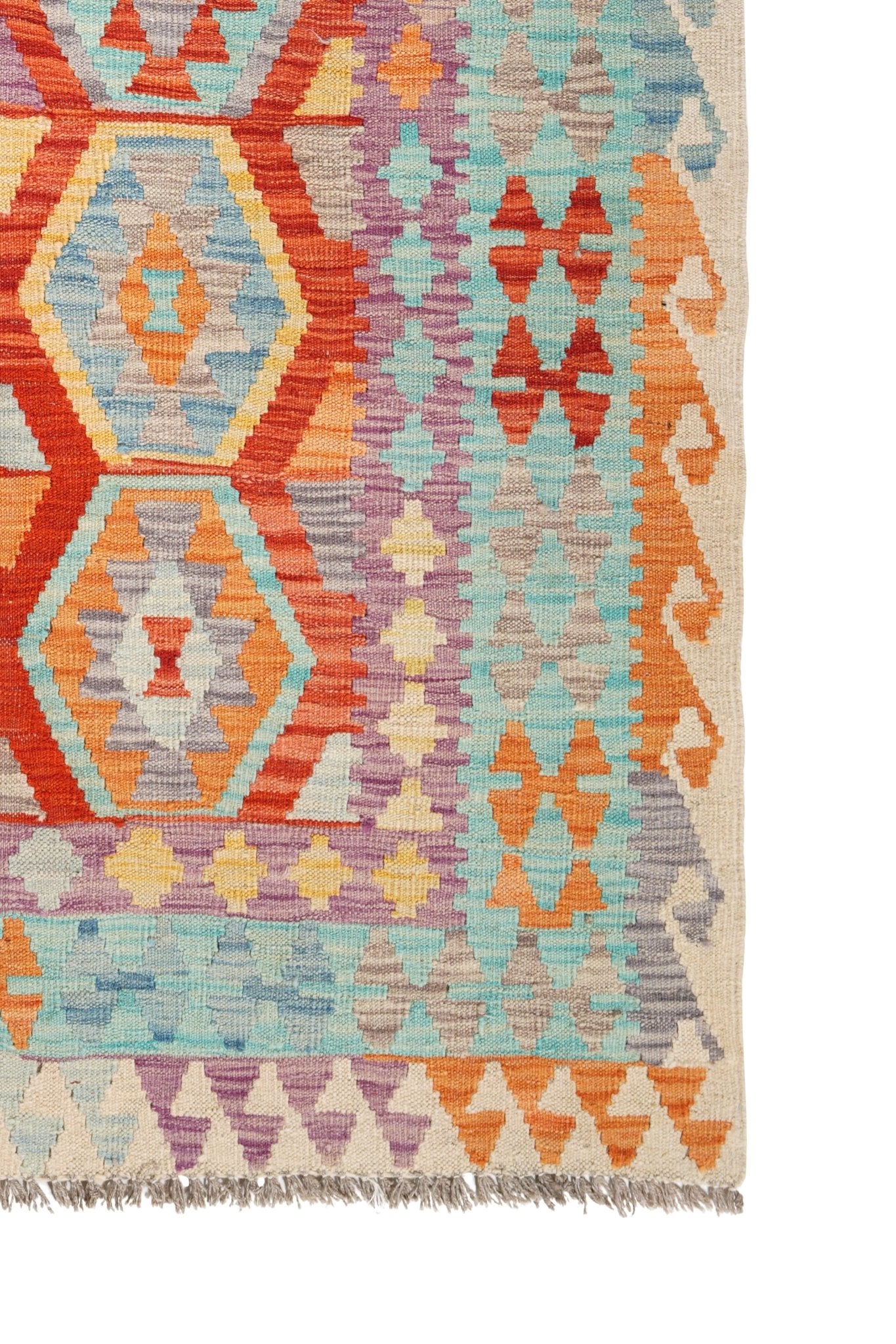 Kelim vloerkleed handgeweven uit Afghanistan - 4