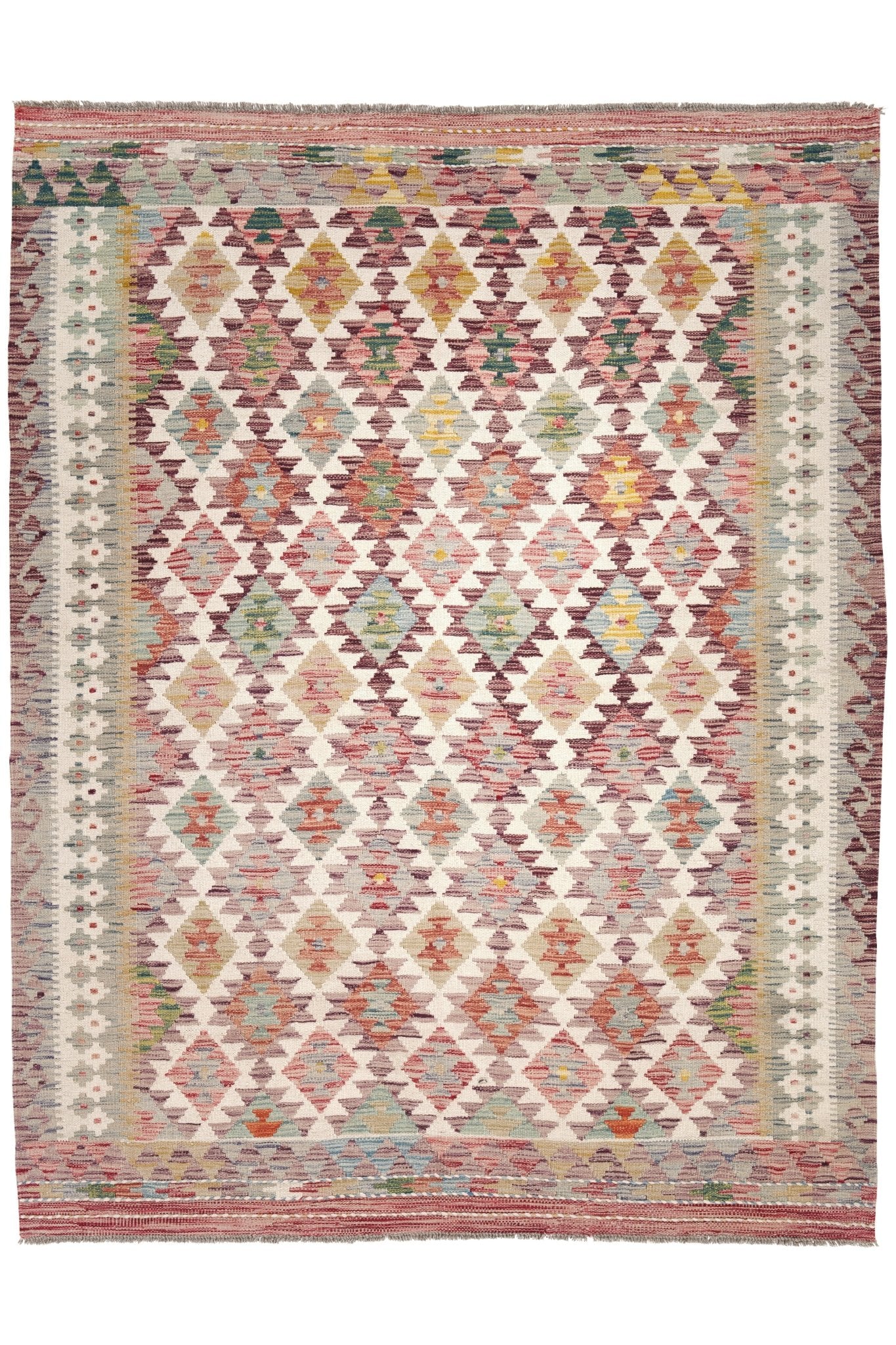 Kelim vloerkleed handgeweven uit Afghanistan - 1