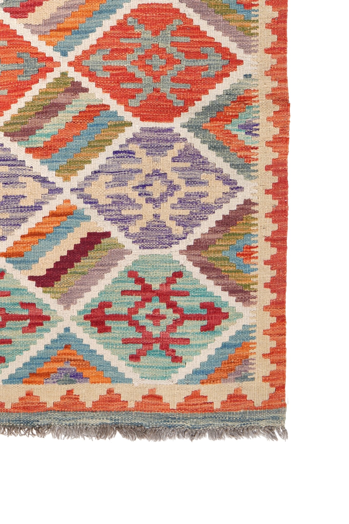 Kelim vloerkleed handgeweven uit Afghanistan - 4