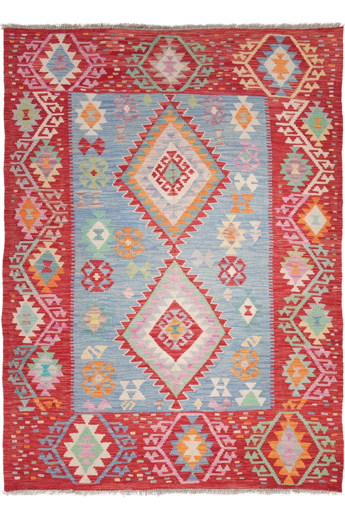 Kelim vloerkleed handgeweven uit Afghanistan - 1