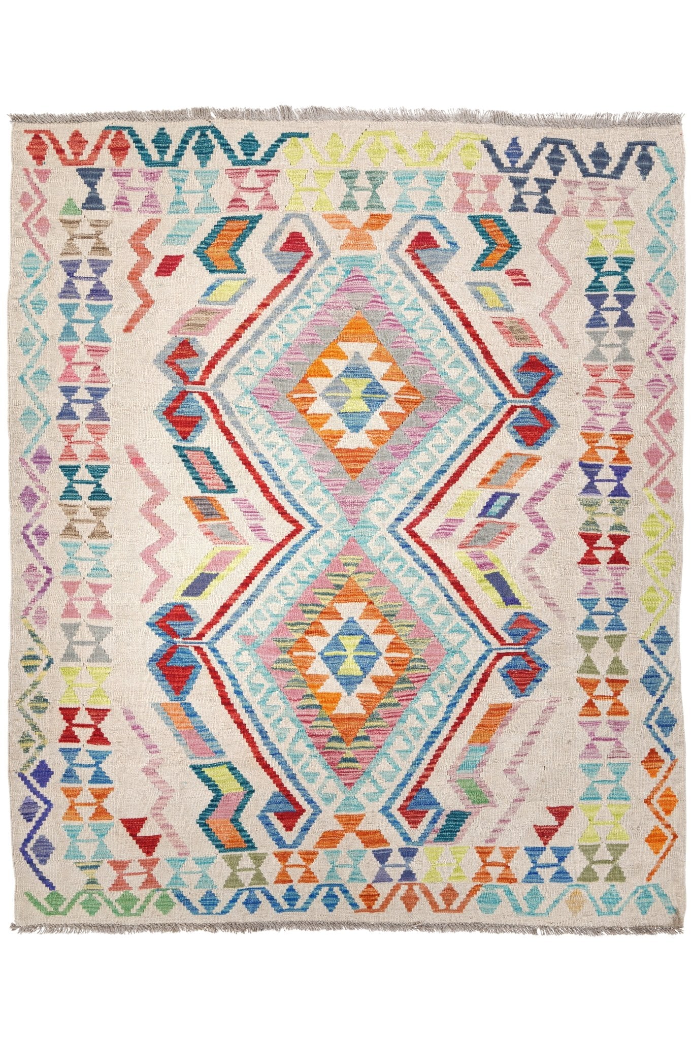 Kelim vloerkleed handgeweven uit Afghanistan - 1