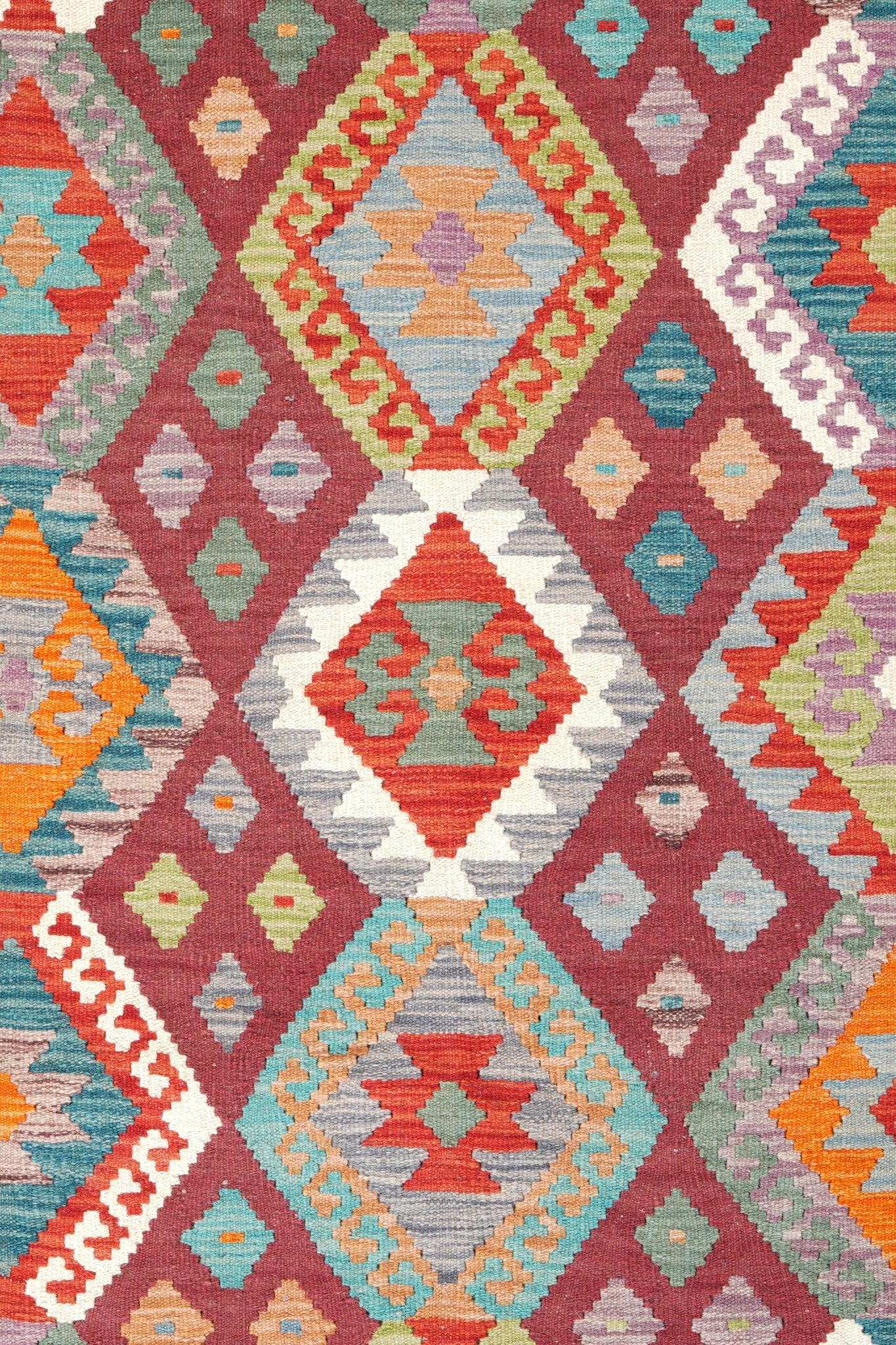 Kelim vloerkleed handgeweven uit Afghanistan - 3