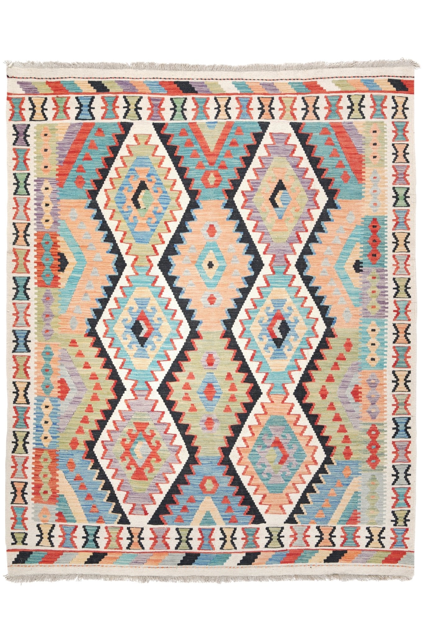 Kelim vloerkleed handgeweven uit Afghanistan - 1