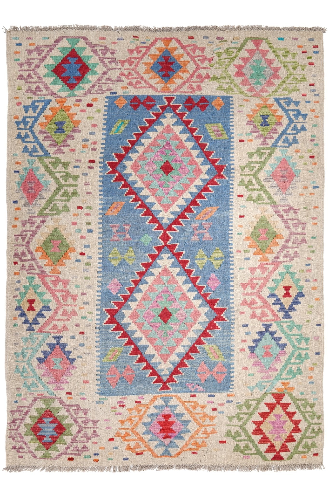 Kelim vloerkleed handgeweven uit Afghanistan - 1