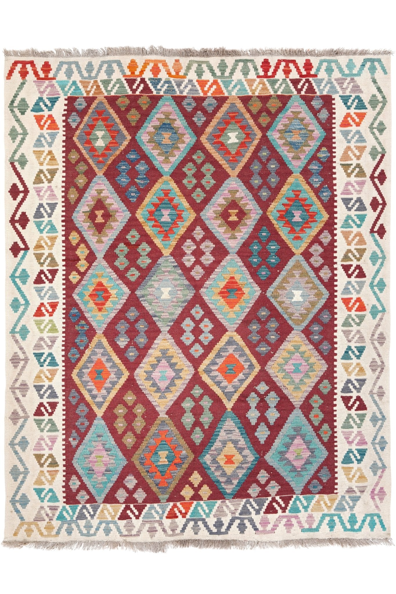 Kelim vloerkleed handgeweven uit Afghanistan - 1