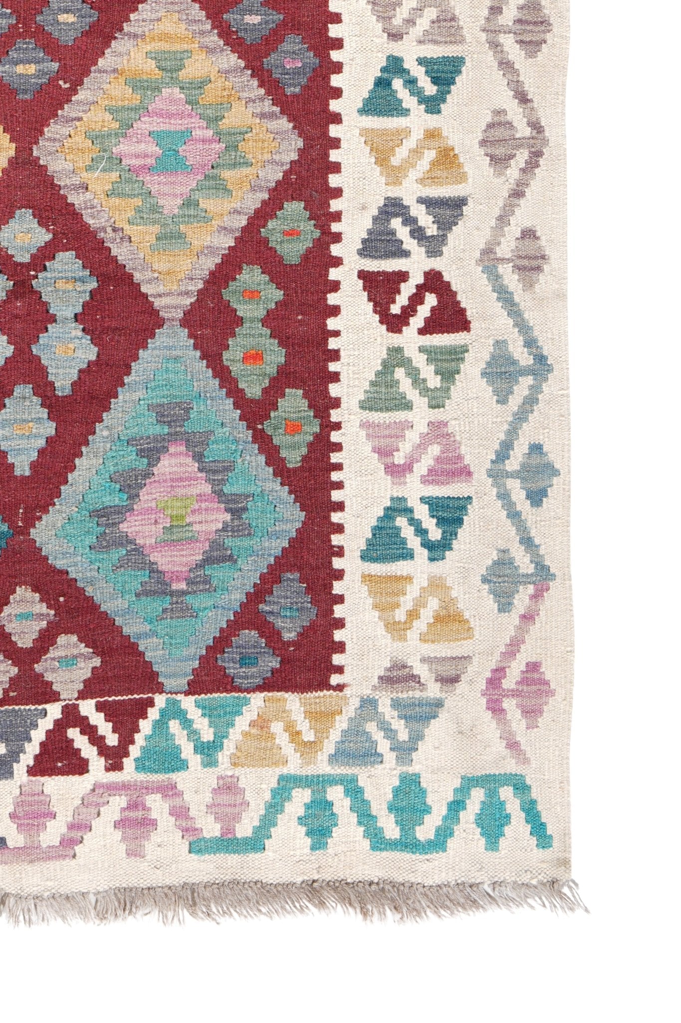 Kelim vloerkleed handgeweven uit Afghanistan - 4