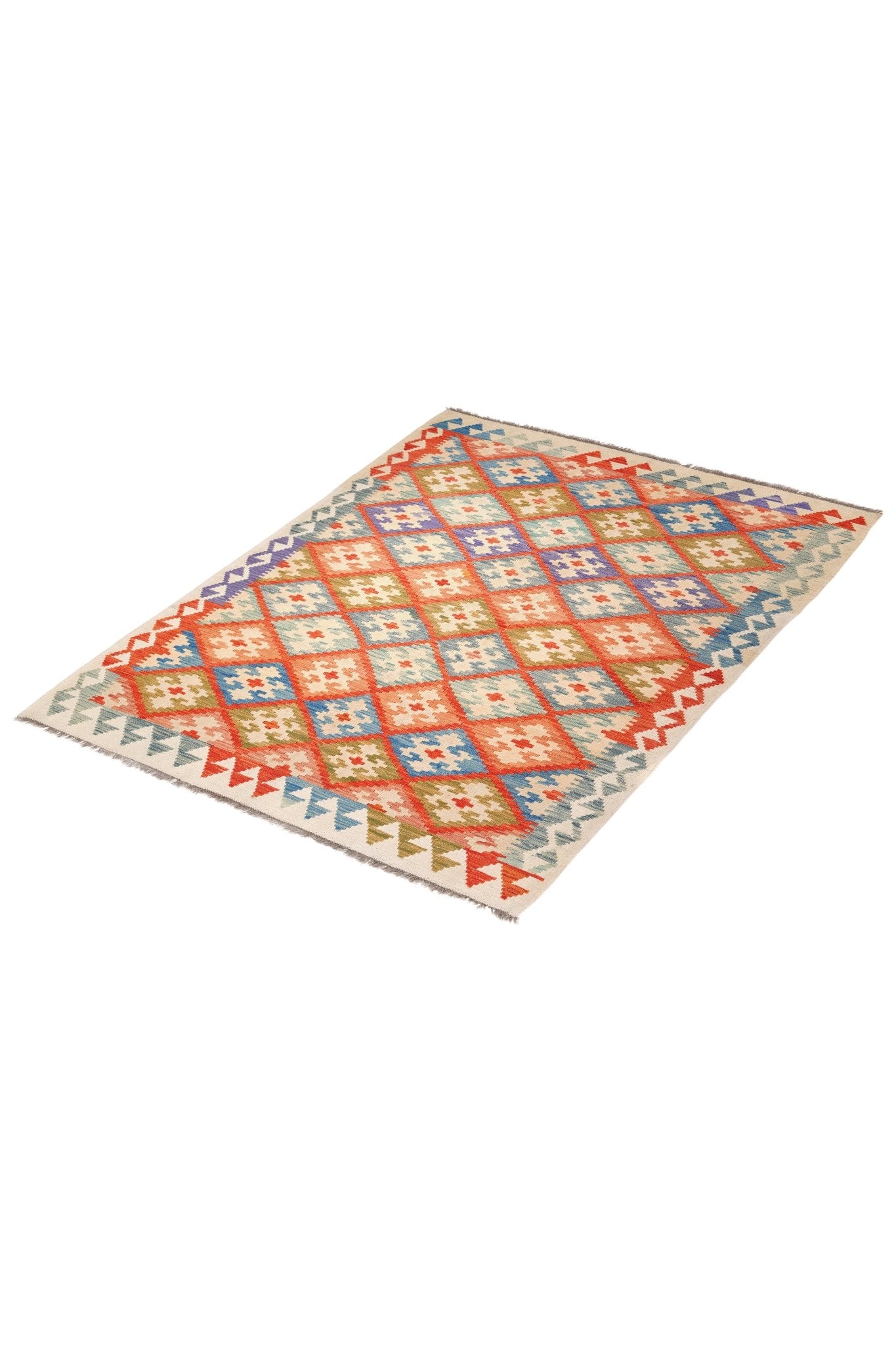 Kelim vloerkleed handgeweven uit Afghanistan - 2