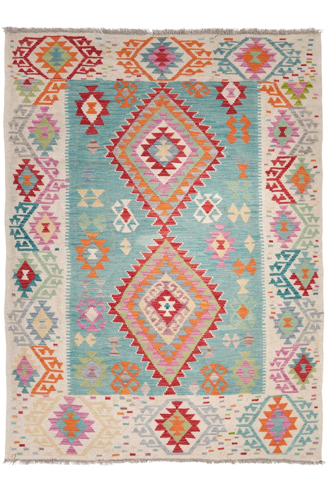 Kelim vloerkleed handgeweven uit Afghanistan - 1