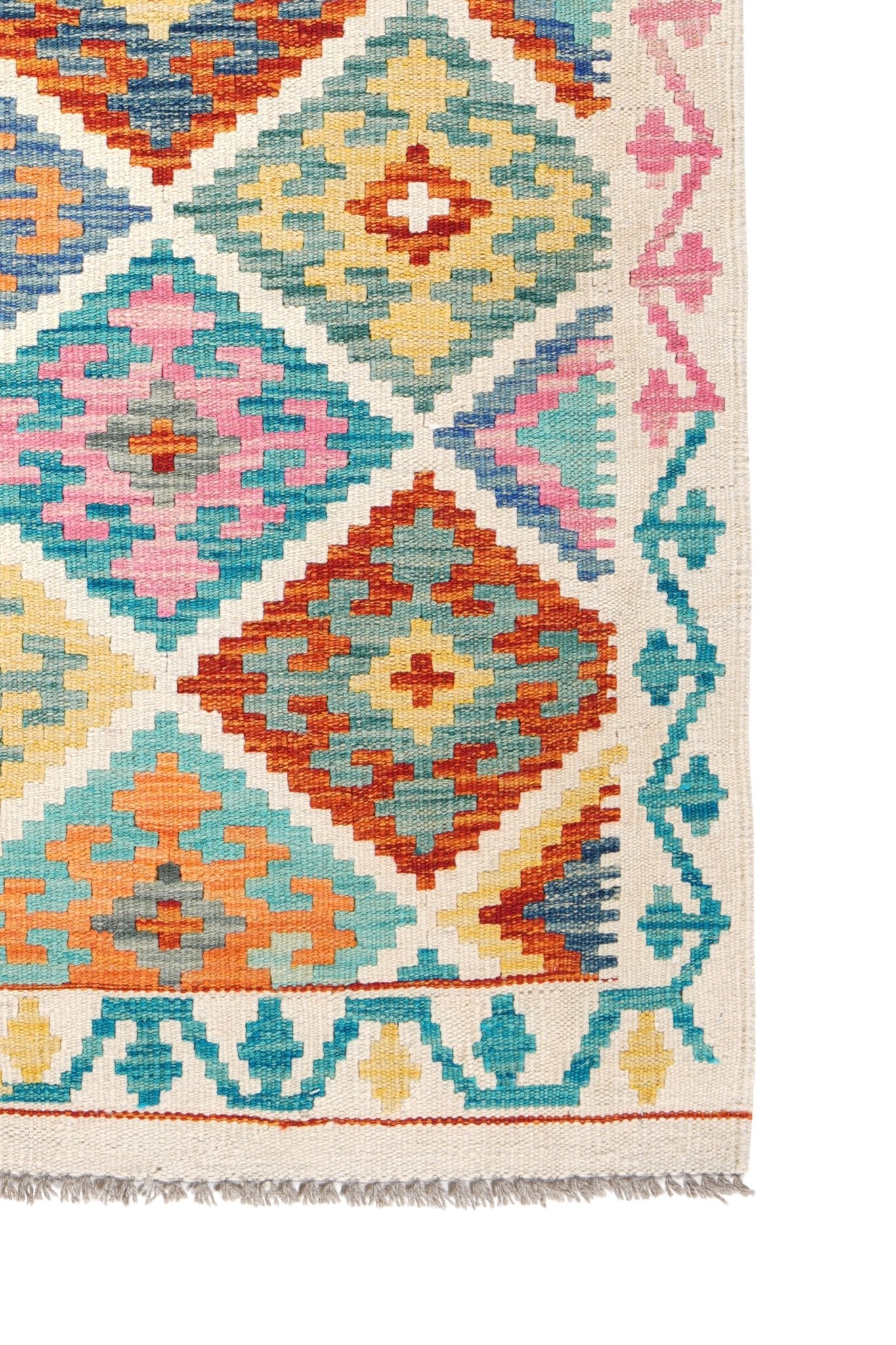 Kelim vloerkleed handgeweven uit Afghanistan - 4