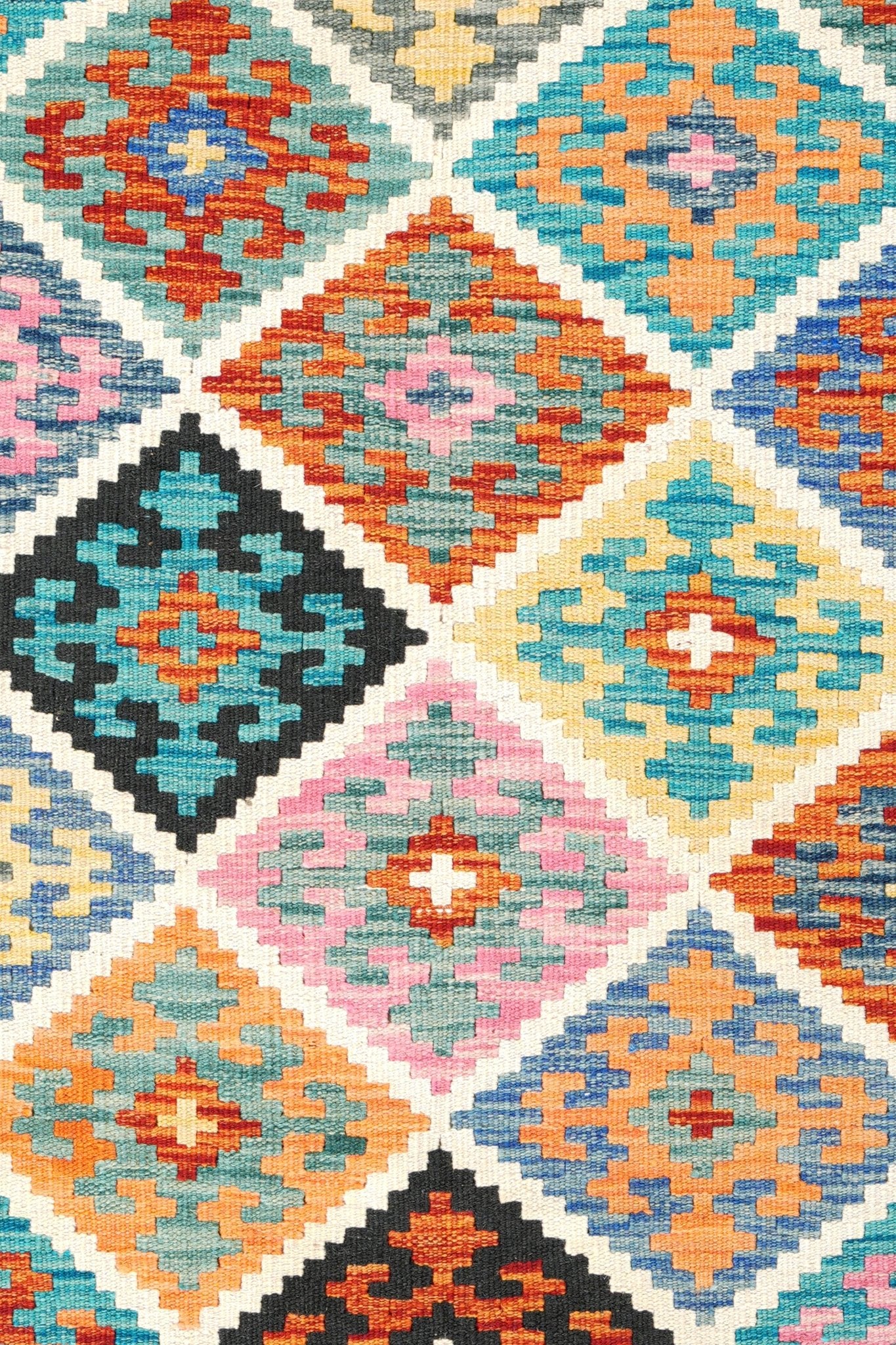 Kelim vloerkleed handgeweven uit Afghanistan - 3