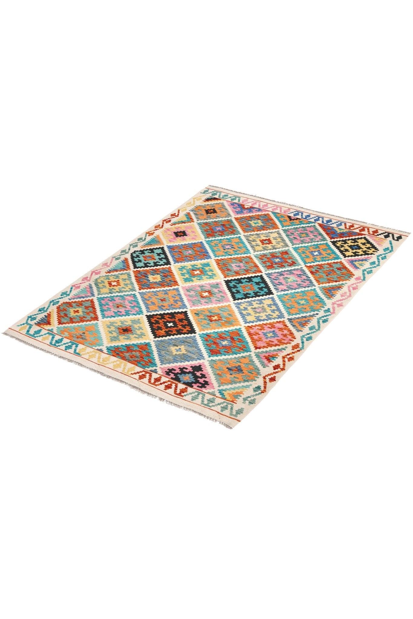 Kelim vloerkleed handgeweven uit Afghanistan - 2