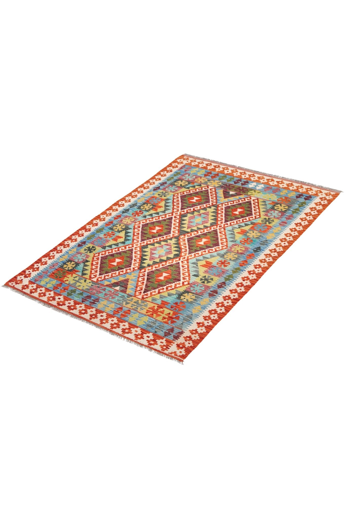 Kelim vloerkleed handgeweven uit Afghanistan - 2