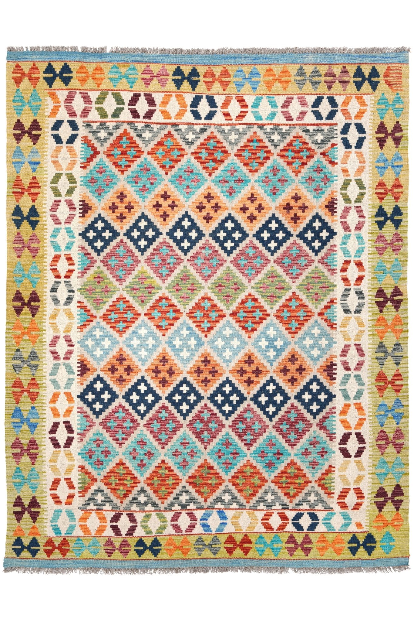 Kelim vloerkleed handgeweven uit Afghanistan - 1