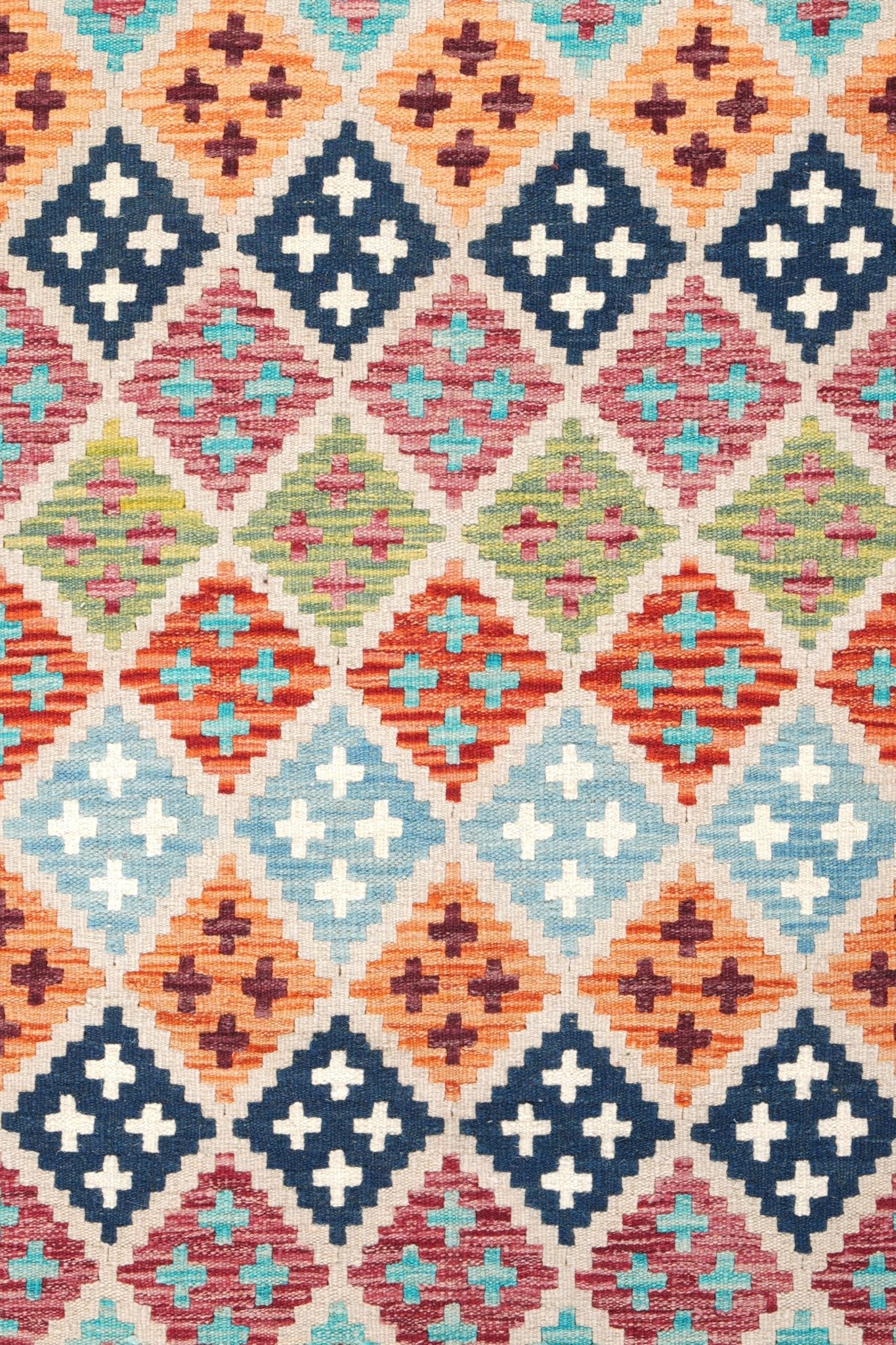 Kelim vloerkleed handgeweven uit Afghanistan - 3