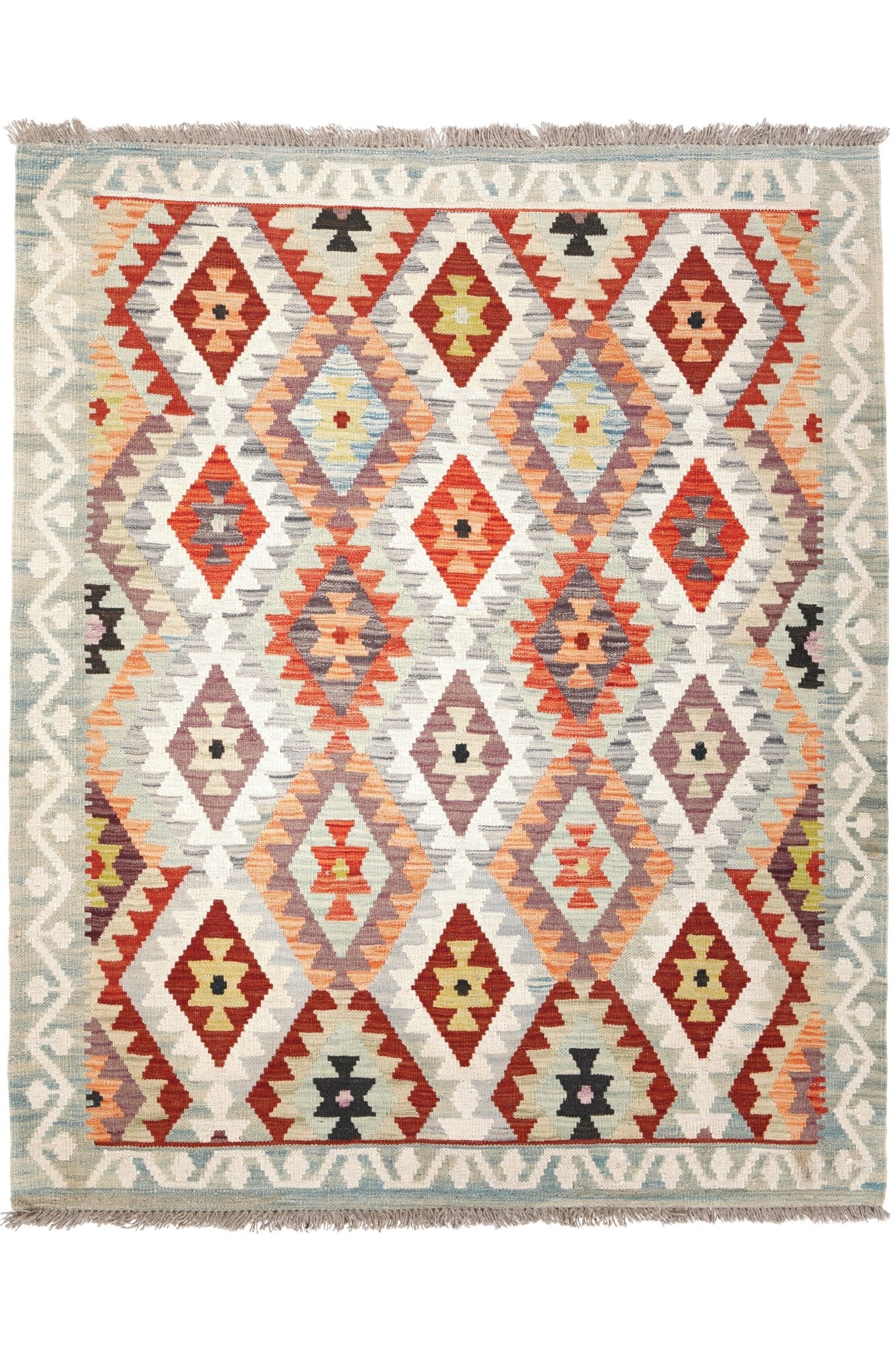 Kelim vloerkleed handgeweven uit Afghanistan - 1