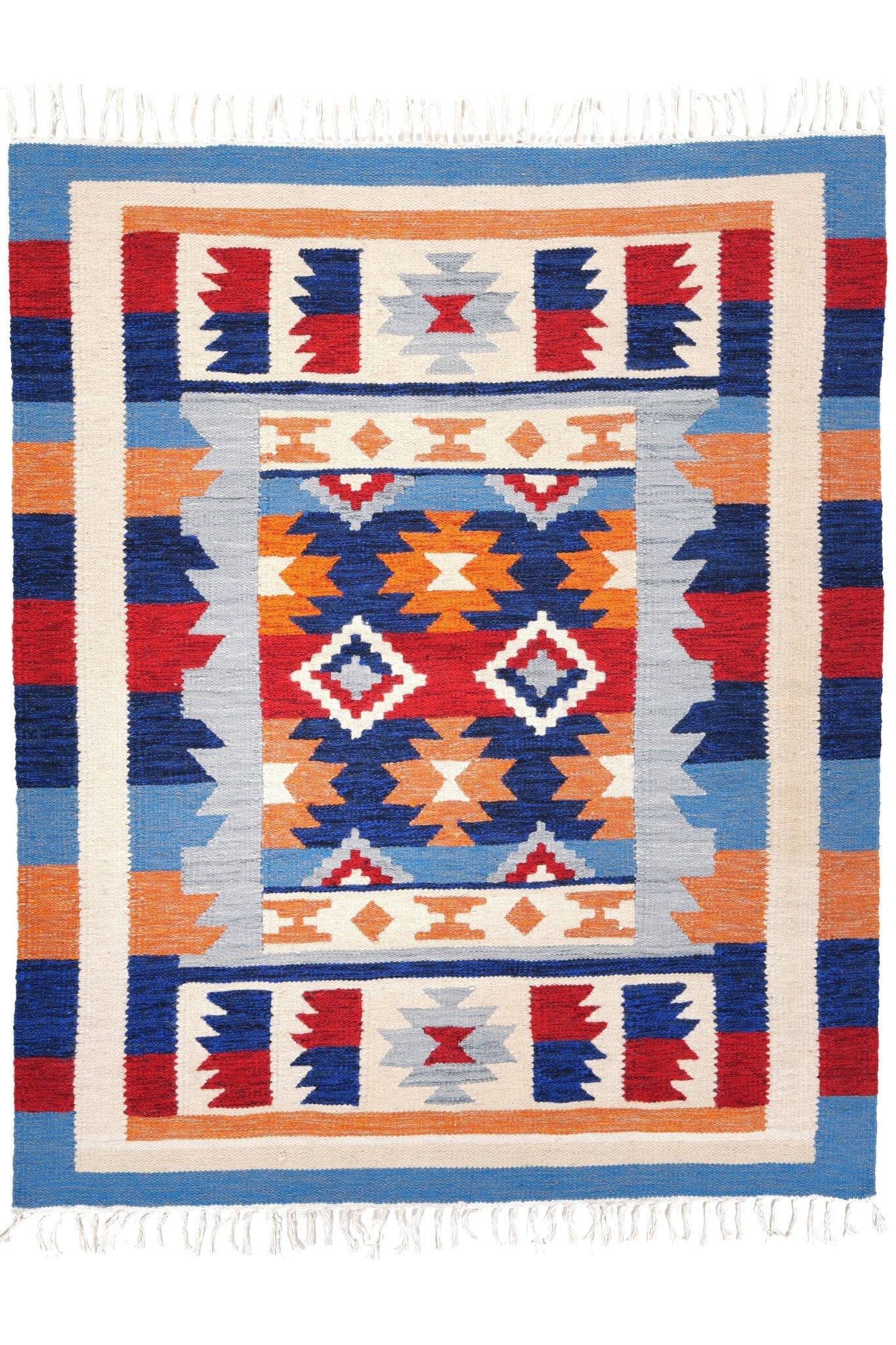 Kelim vloerkleed handgeweven uit Afghanistan - 1