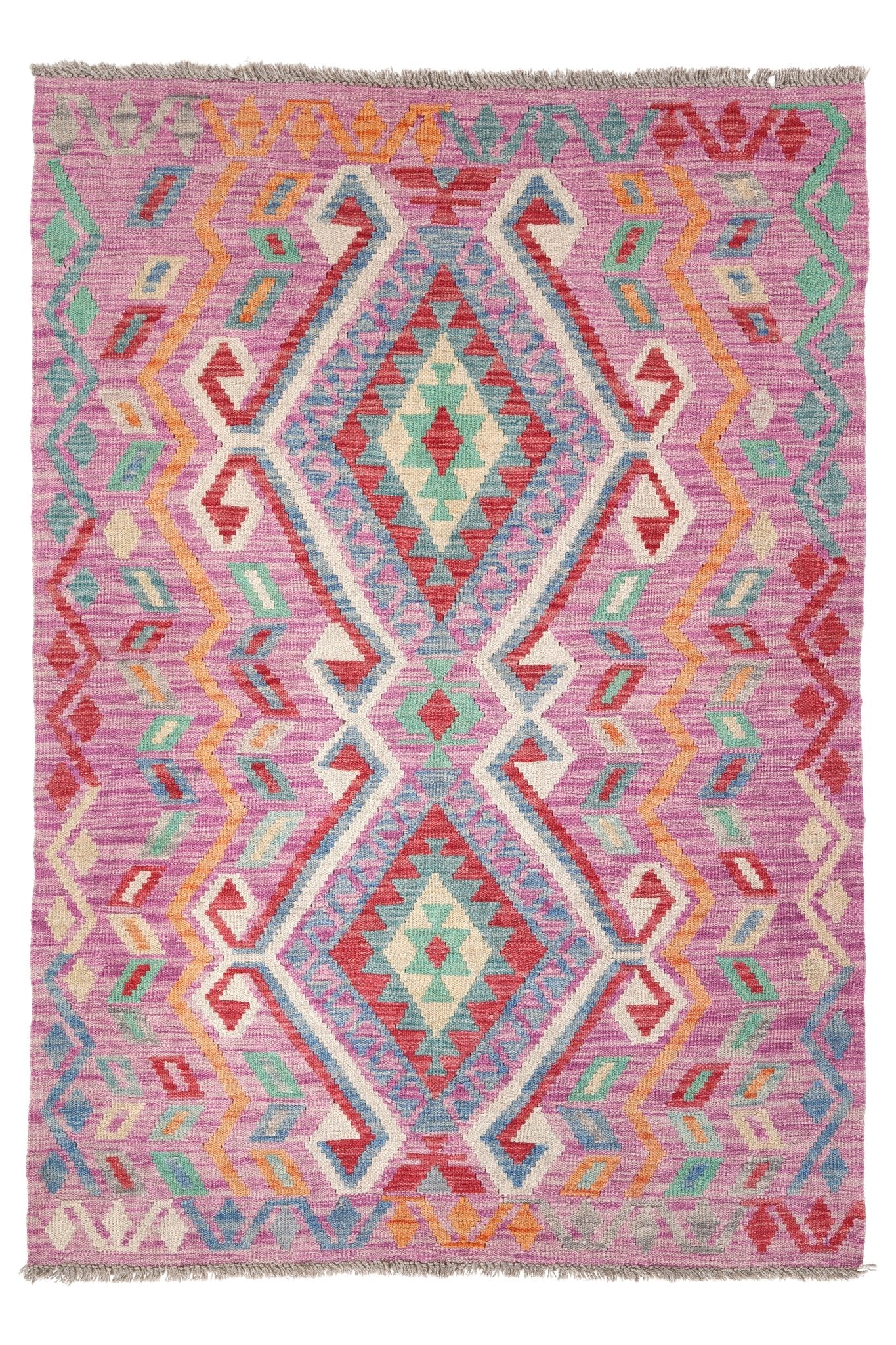 Kelim vloerkleed handgeweven uit Afghanistan - 1