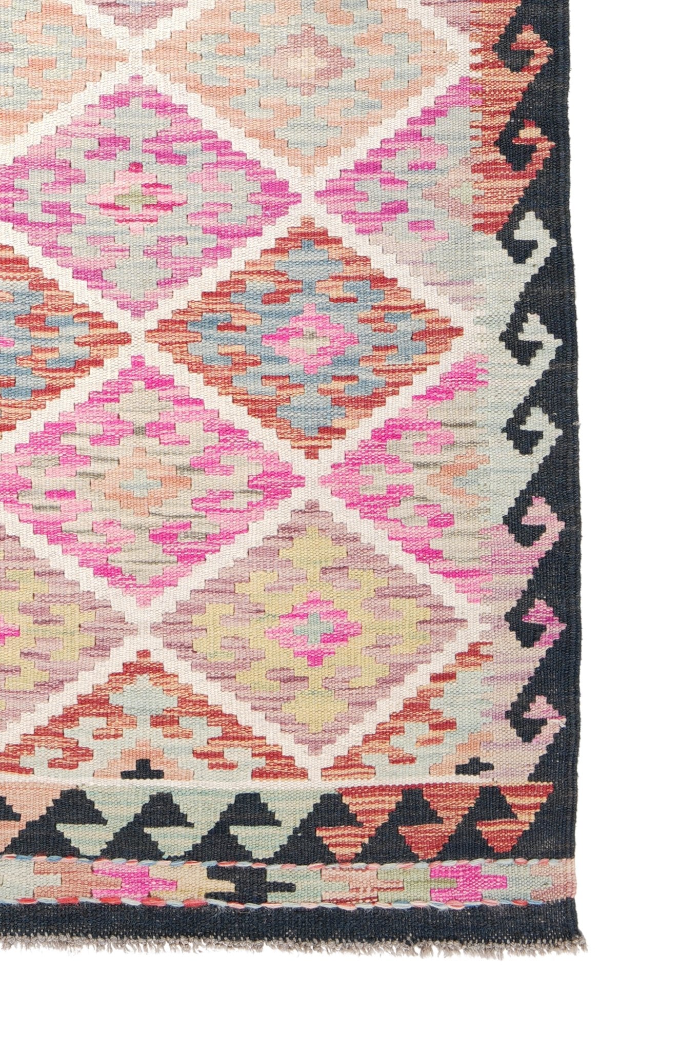 Kelim loper vloerkleed handgeweven uit Afghanistan - 4